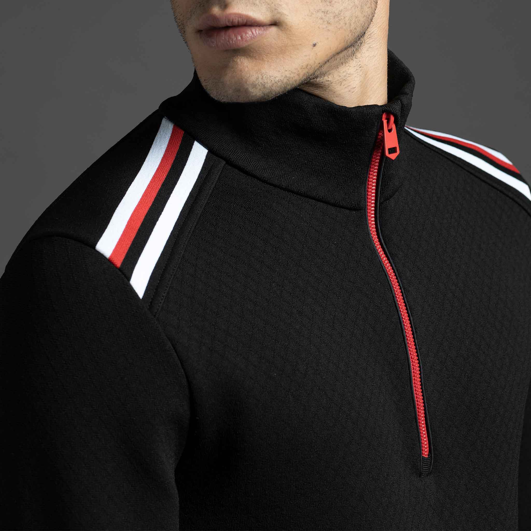 Heracles Half Zip in Dark Grey