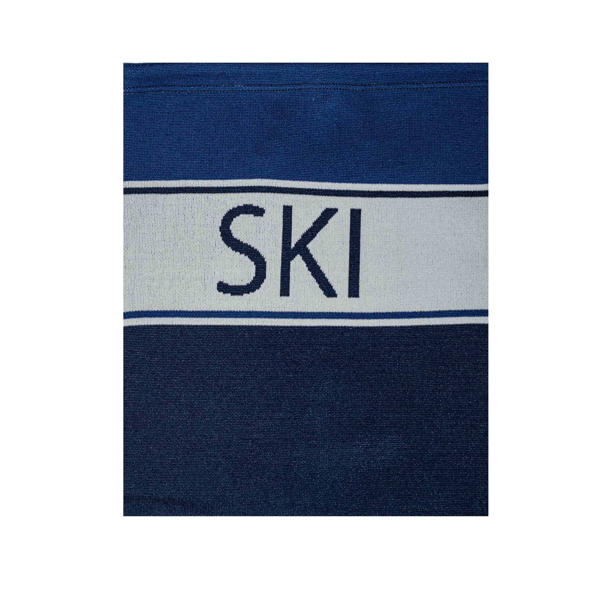 Ortles Neck Gaiter in Royal Blue/White