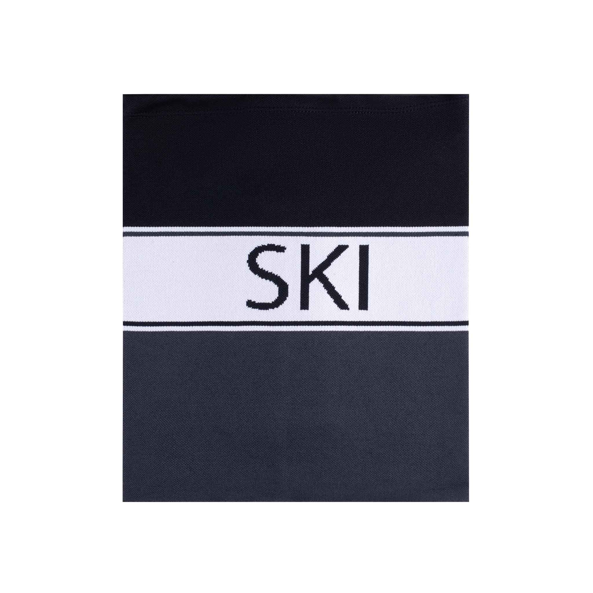 Ortles Neck Gaiter in Dark Grey/Black