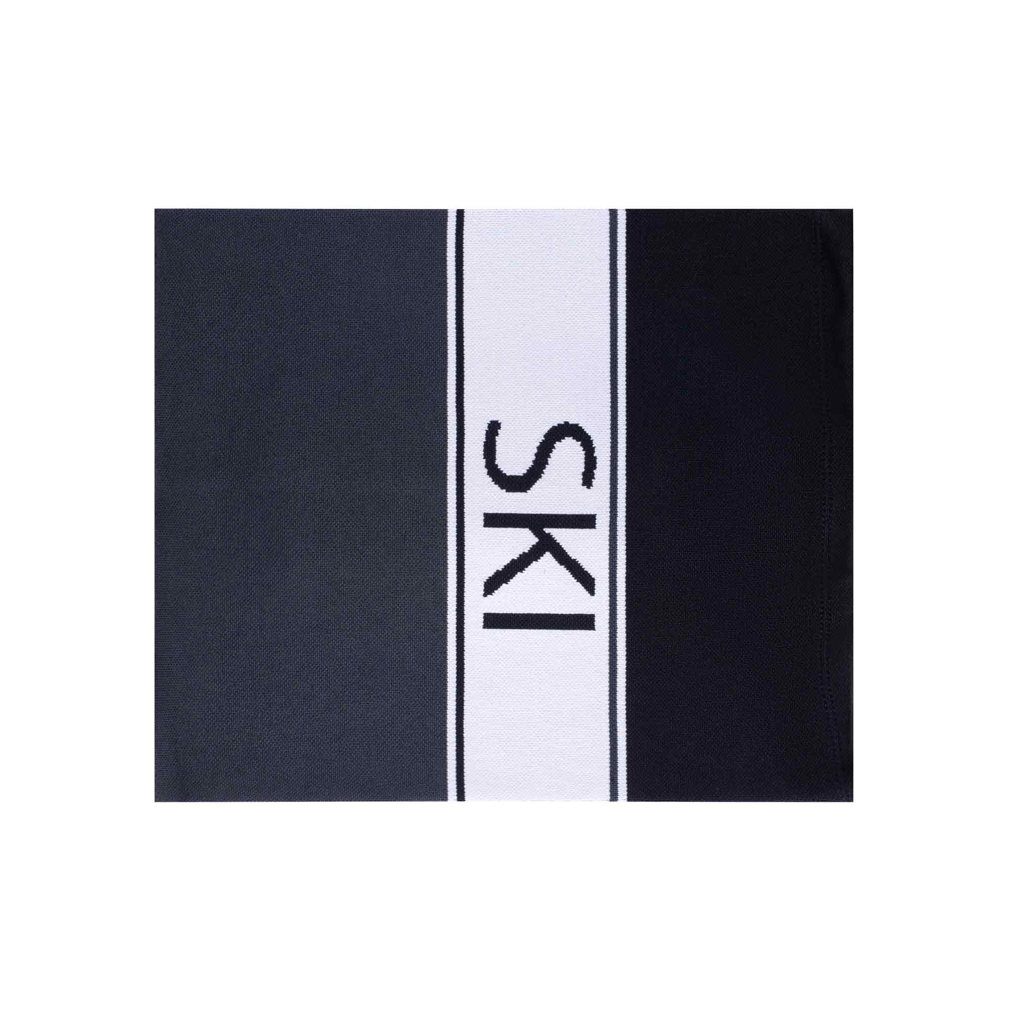 Ortles Neck Gaiter in Dark Grey/Black