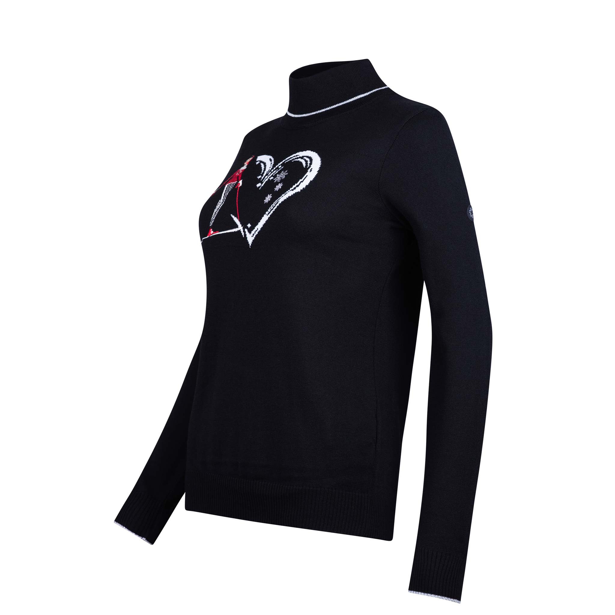 Reine Blanche Sweater in Black