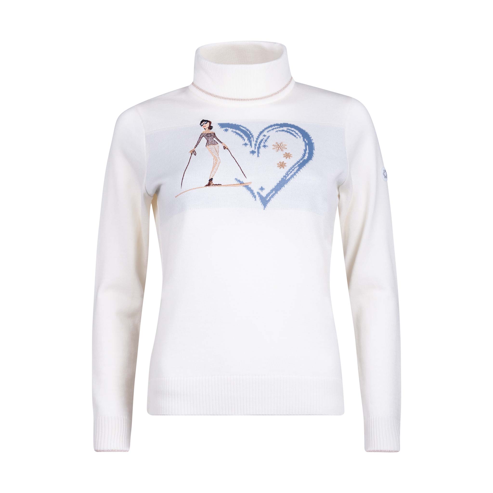 Reine Blanche Sweater in White