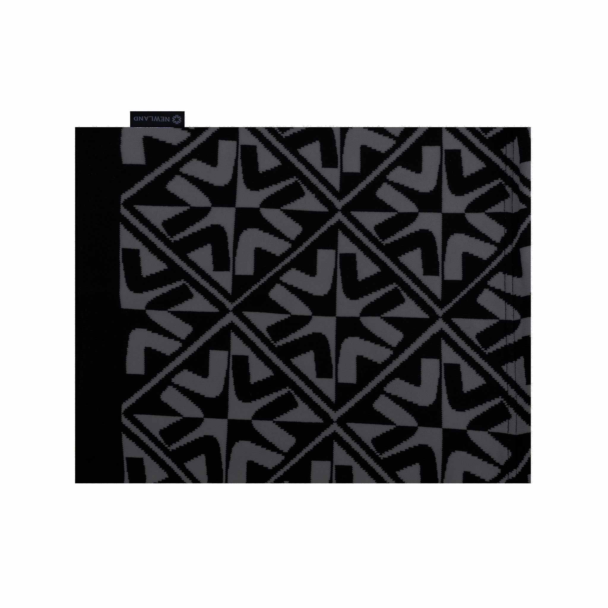 Tulip Neck Gaiter in Black/Grey