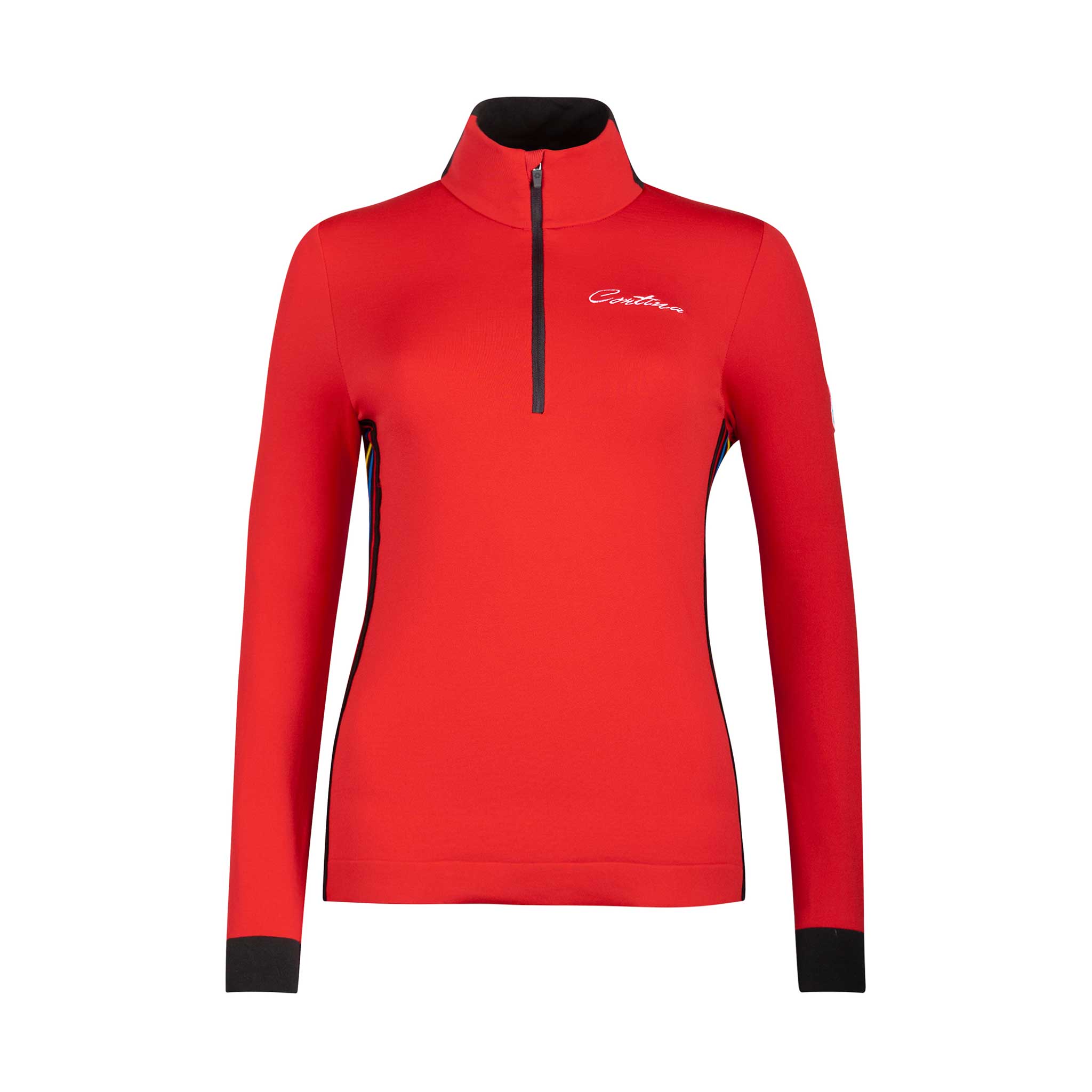 Vail Half Zip in Red