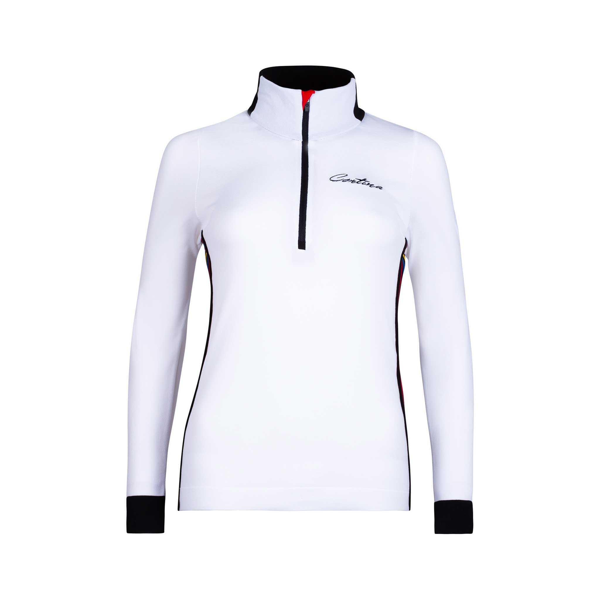 Vail Half Zip in White