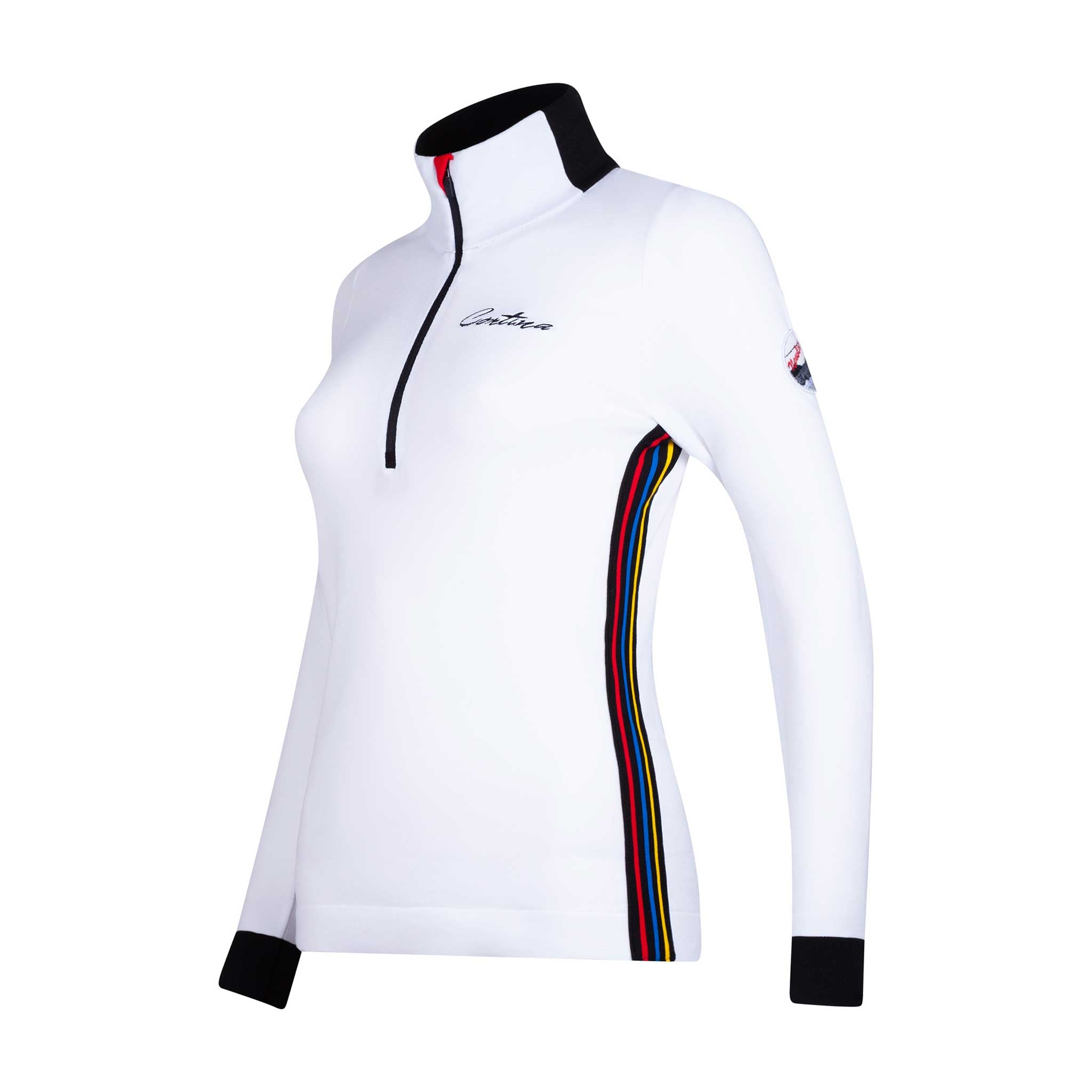 Vail Half Zip in White