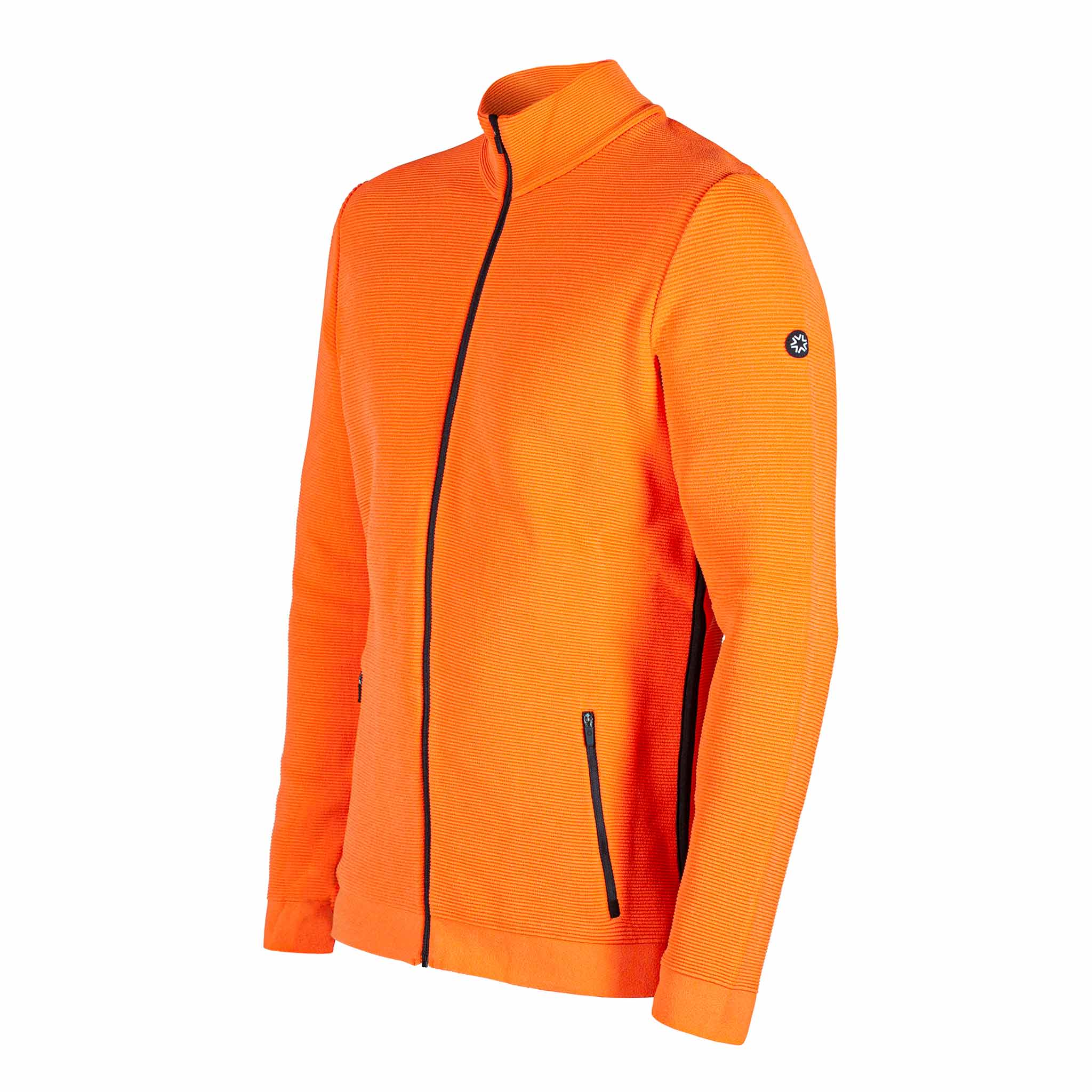 Valtournenche Full Zip in Orange Fluo