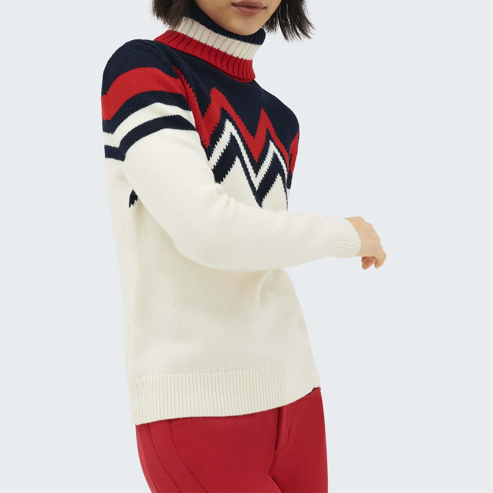 Alpine Sweater in Navy/Snow White