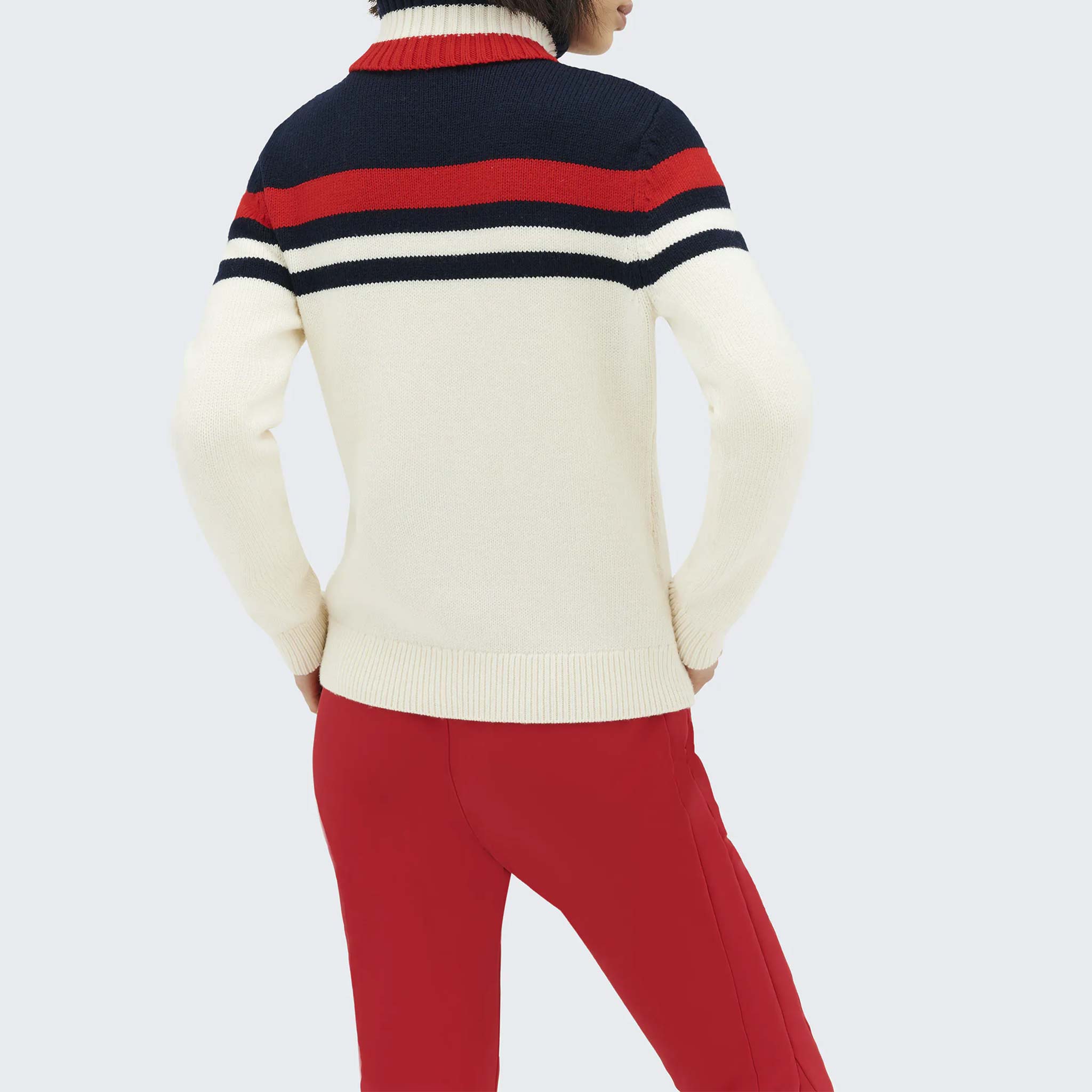 Alpine Sweater in Navy/Snow White