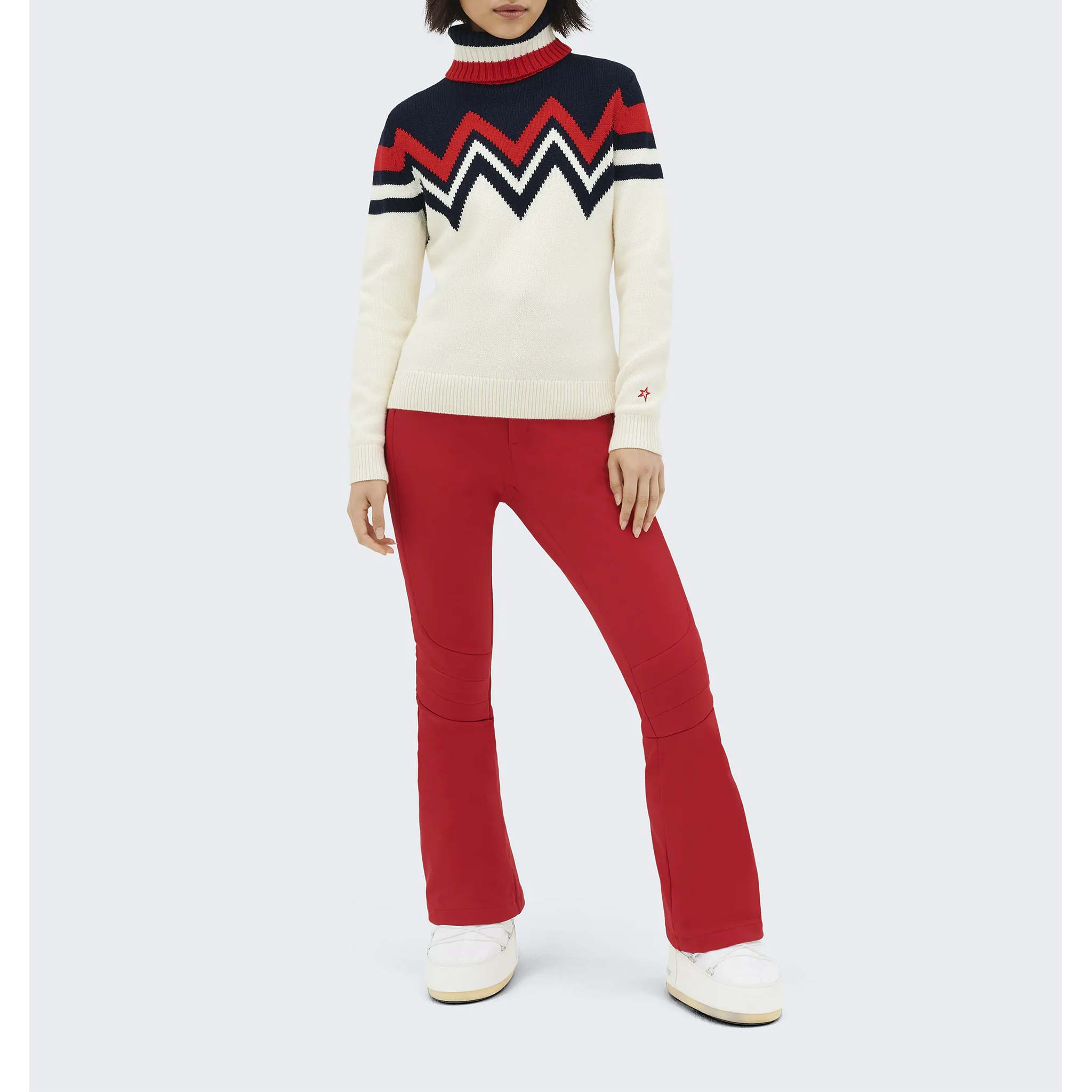Alpine Sweater in Navy/Snow White
