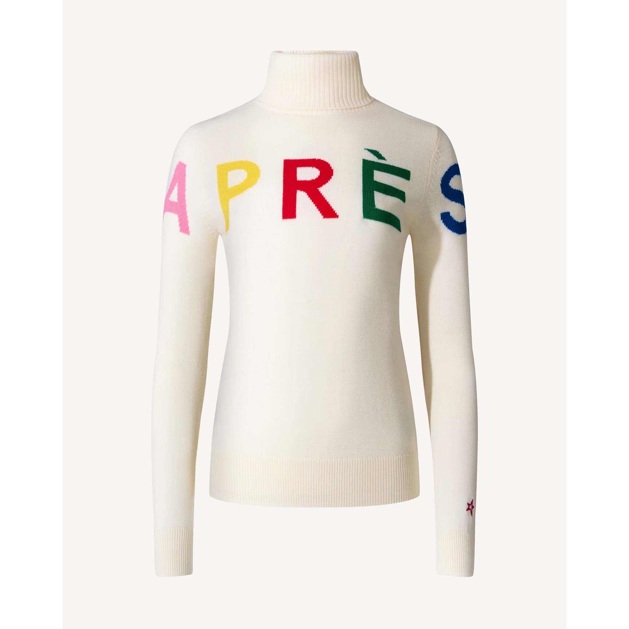 Apres II Sweater in Snow White/Rainbow
