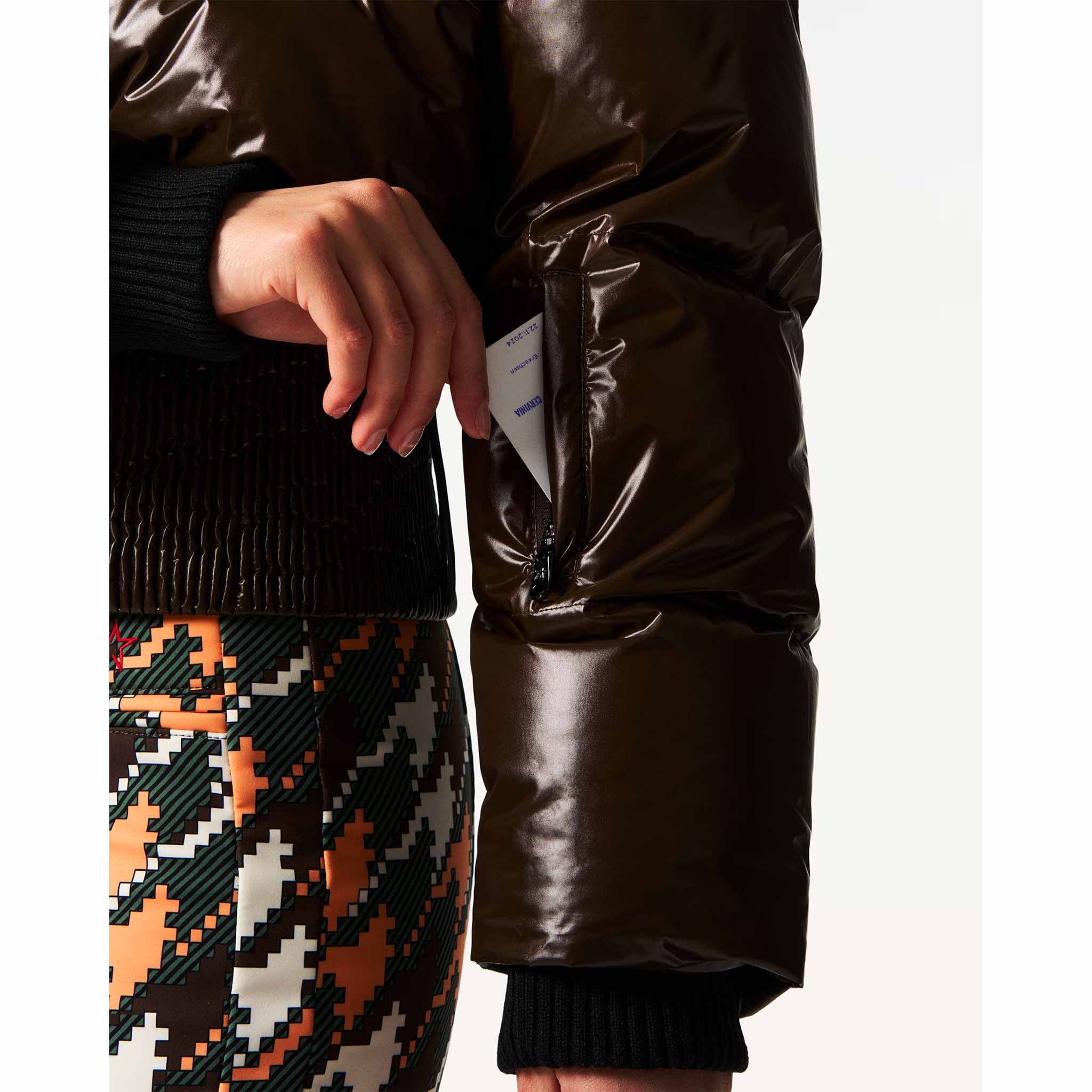 Auretta Ski Jacket in Chocolate