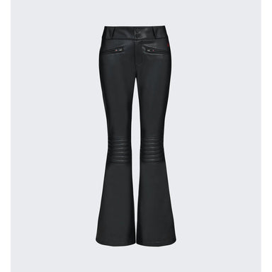 Aurora Flare Pant in Black Faux Leather by Perfect Moment