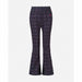 Aurora High Waist Flare Pant in Black Houndstooth - London Ski Co.