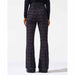 Aurora High Waist Flare Pant in Black Houndstooth - London Ski Co.