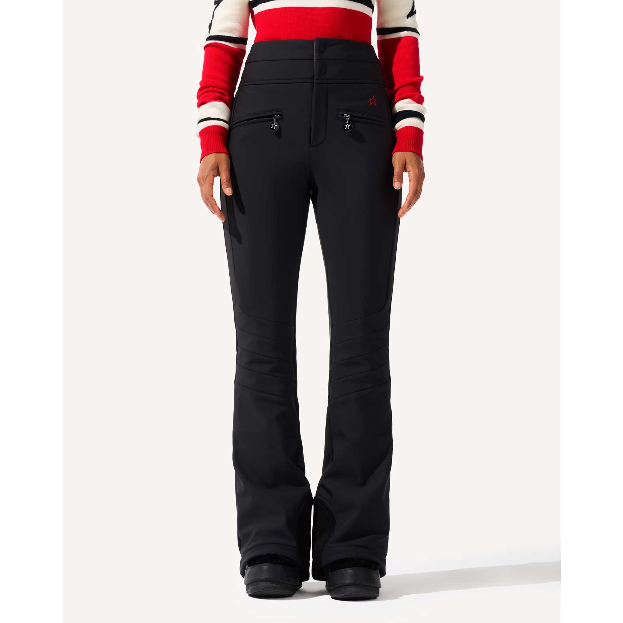 Aurora High Waist Flare Pant in Black - London Ski Co.