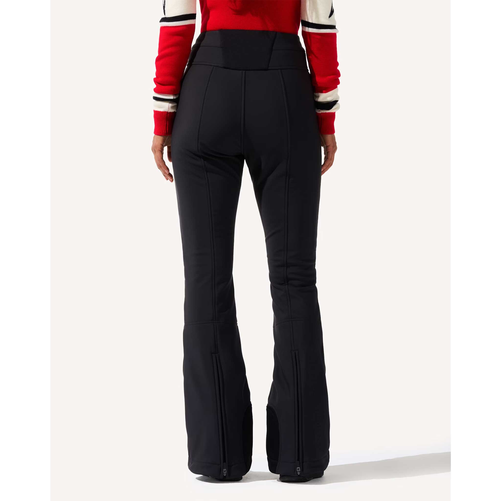 Aurora High Waist Flare Pant in Black - London Ski Co.