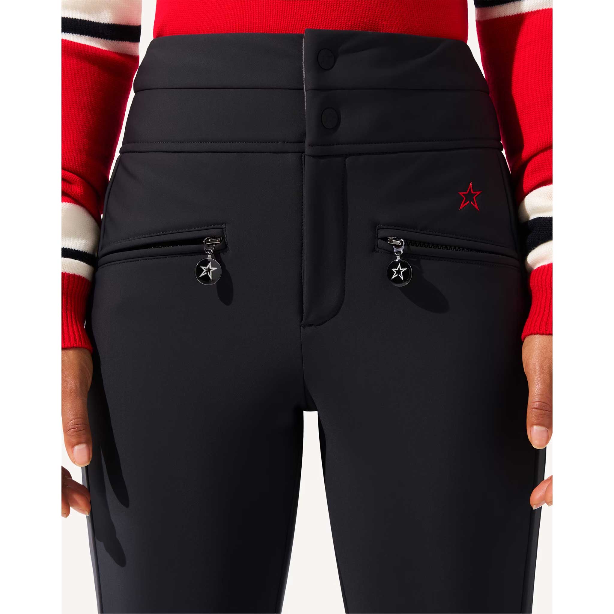 Aurora High Waist Flare Pant in Black - London Ski Co.