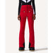 Aurora High Waist Flare Pant in Red - London Ski Co.