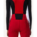 Aurora High Waist Flare Pant in Red - London Ski Co.