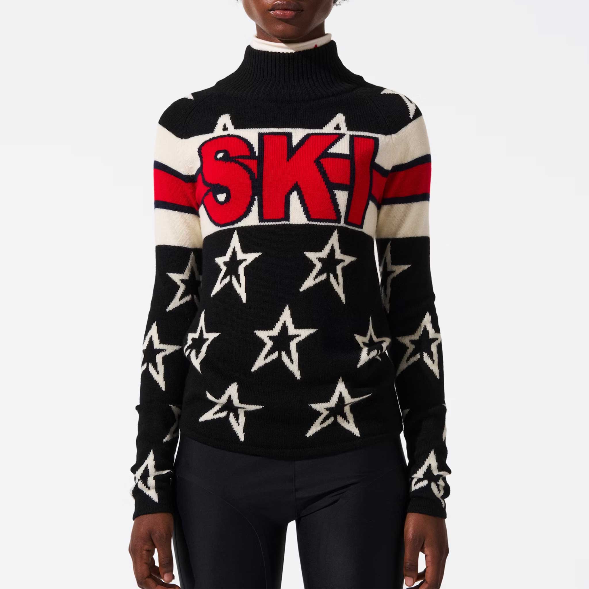Brixen Wool Sweater in Black