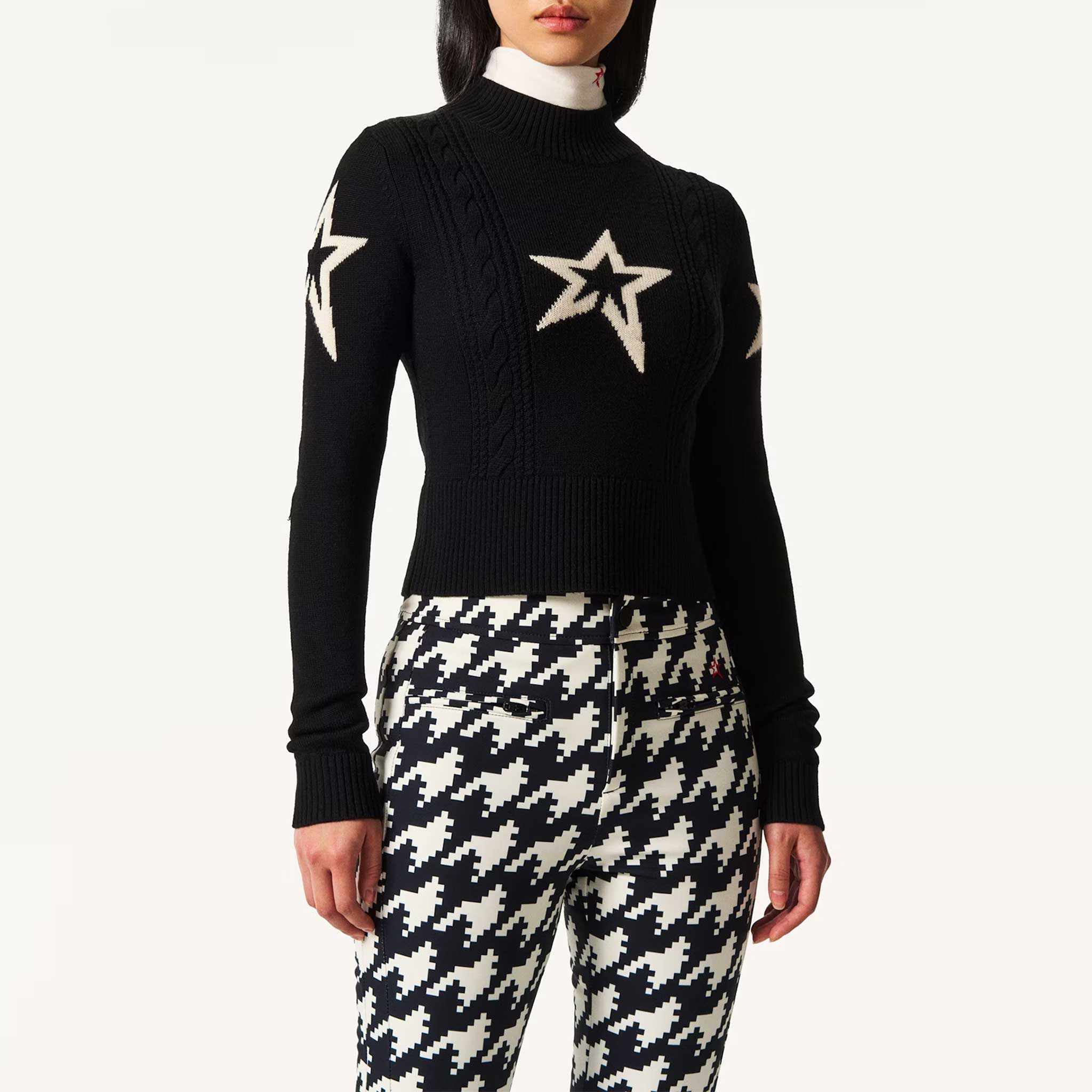 Cable Sweater in Black