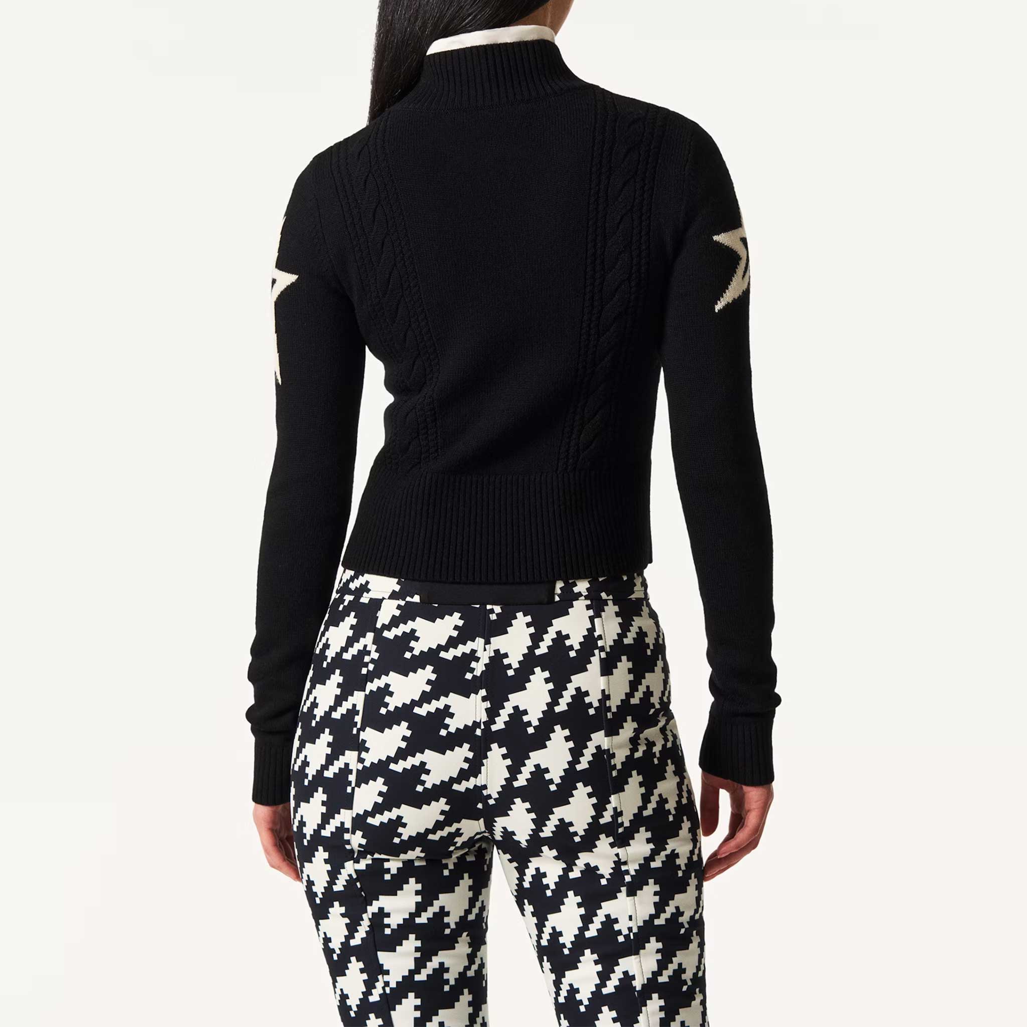 Cable Sweater in Black