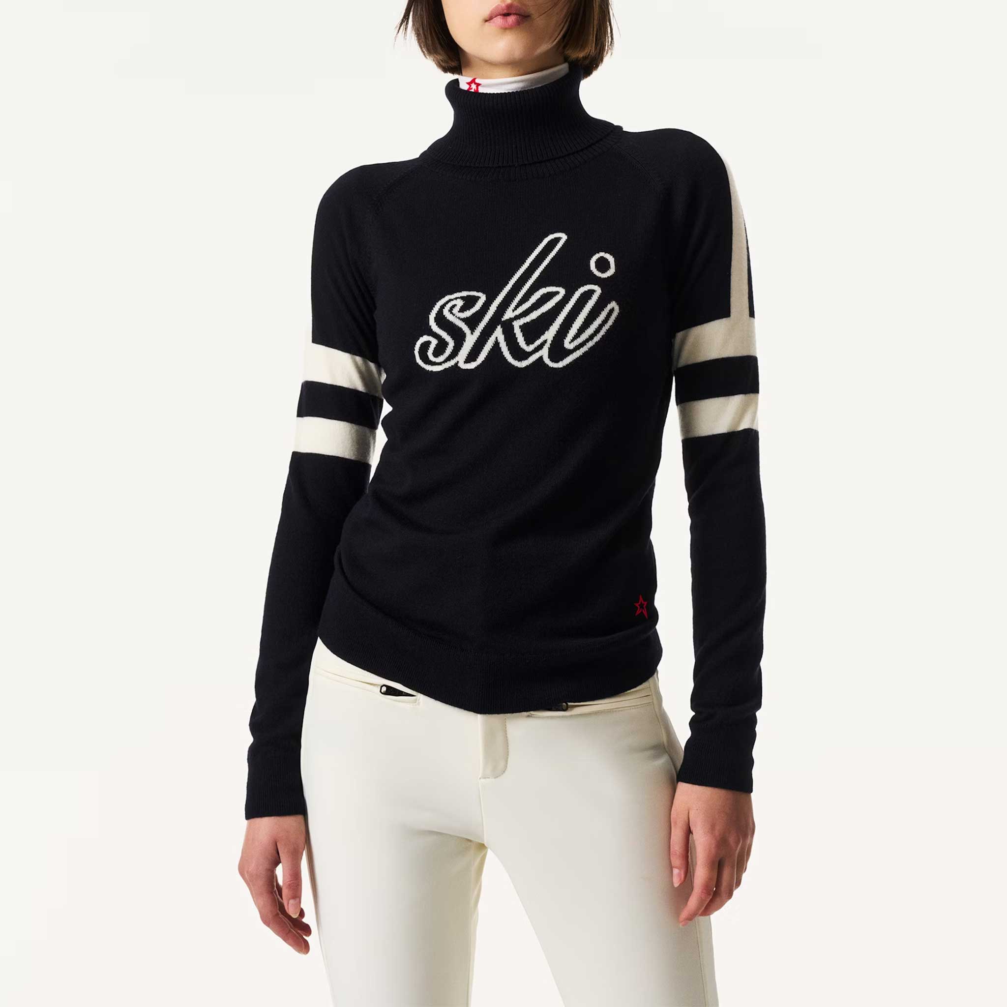 Neve Wool Sweater in Navy