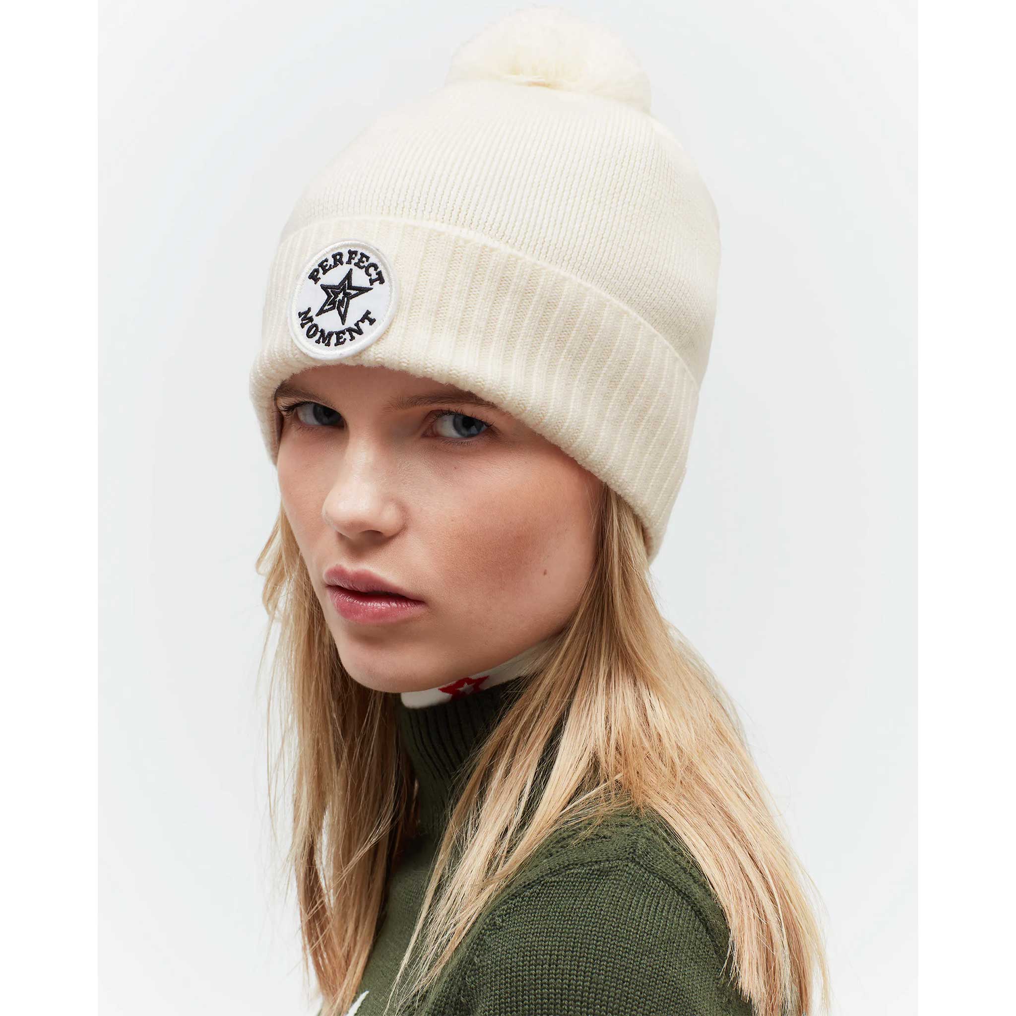 Patch Beanie in Snow White