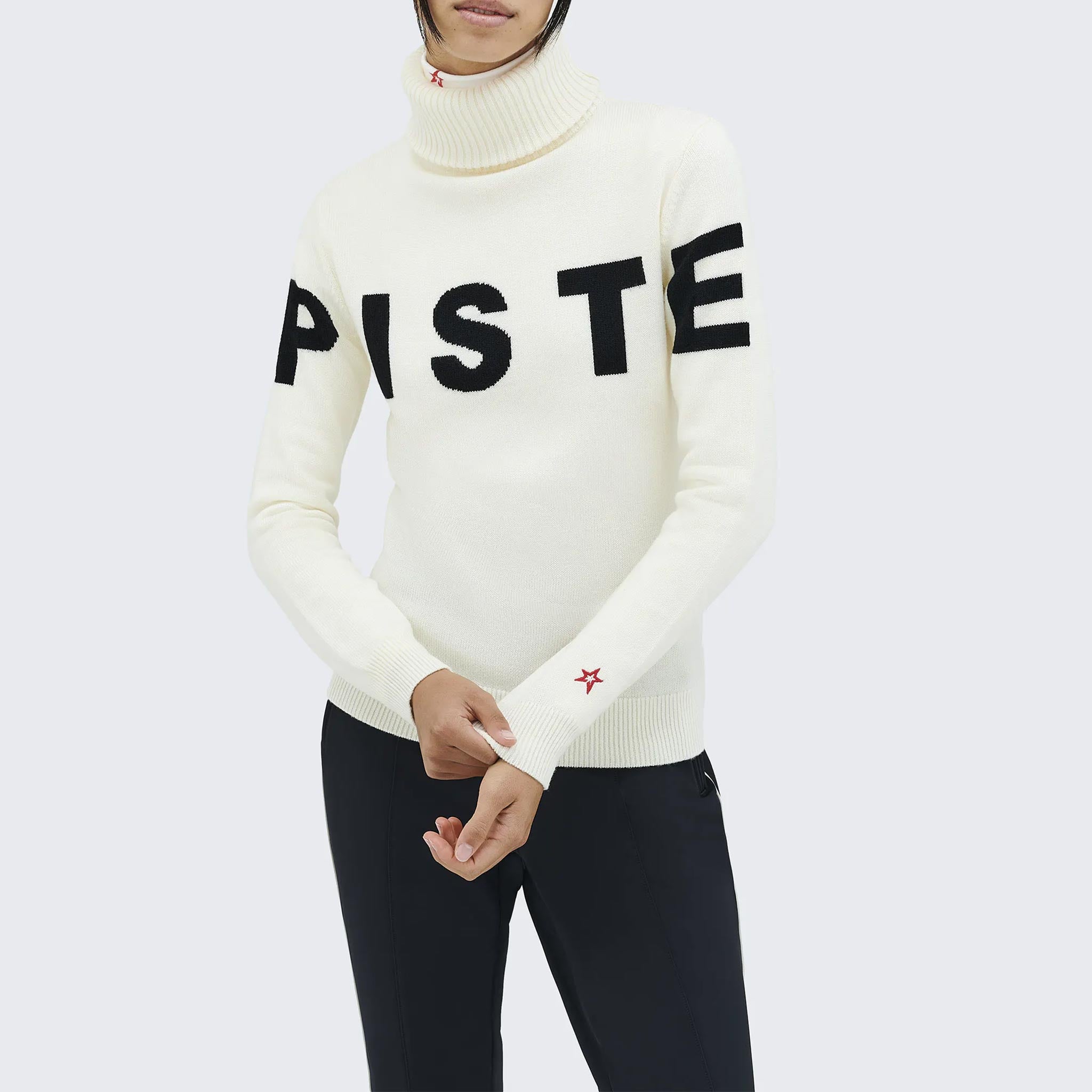 Piste II Sweater in Snow White