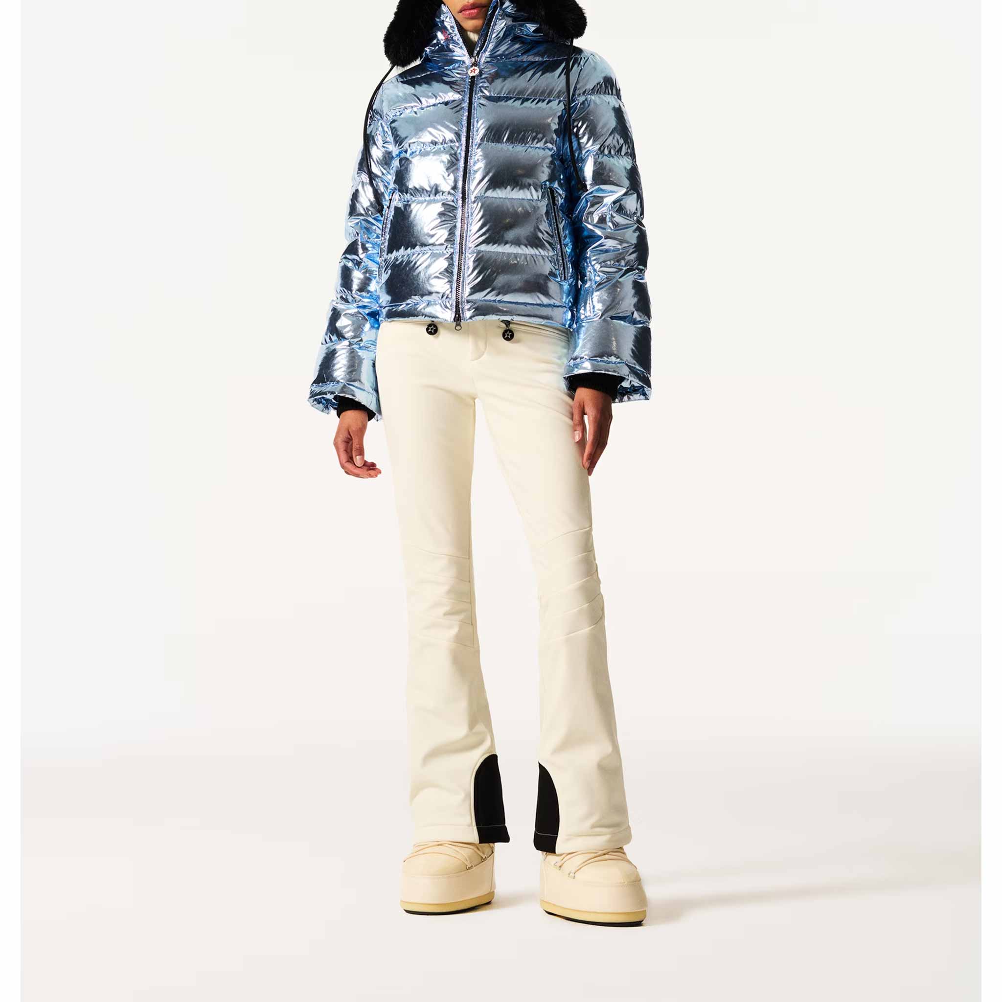 Polar Flare III Ski Jacket in Light Blue Foil