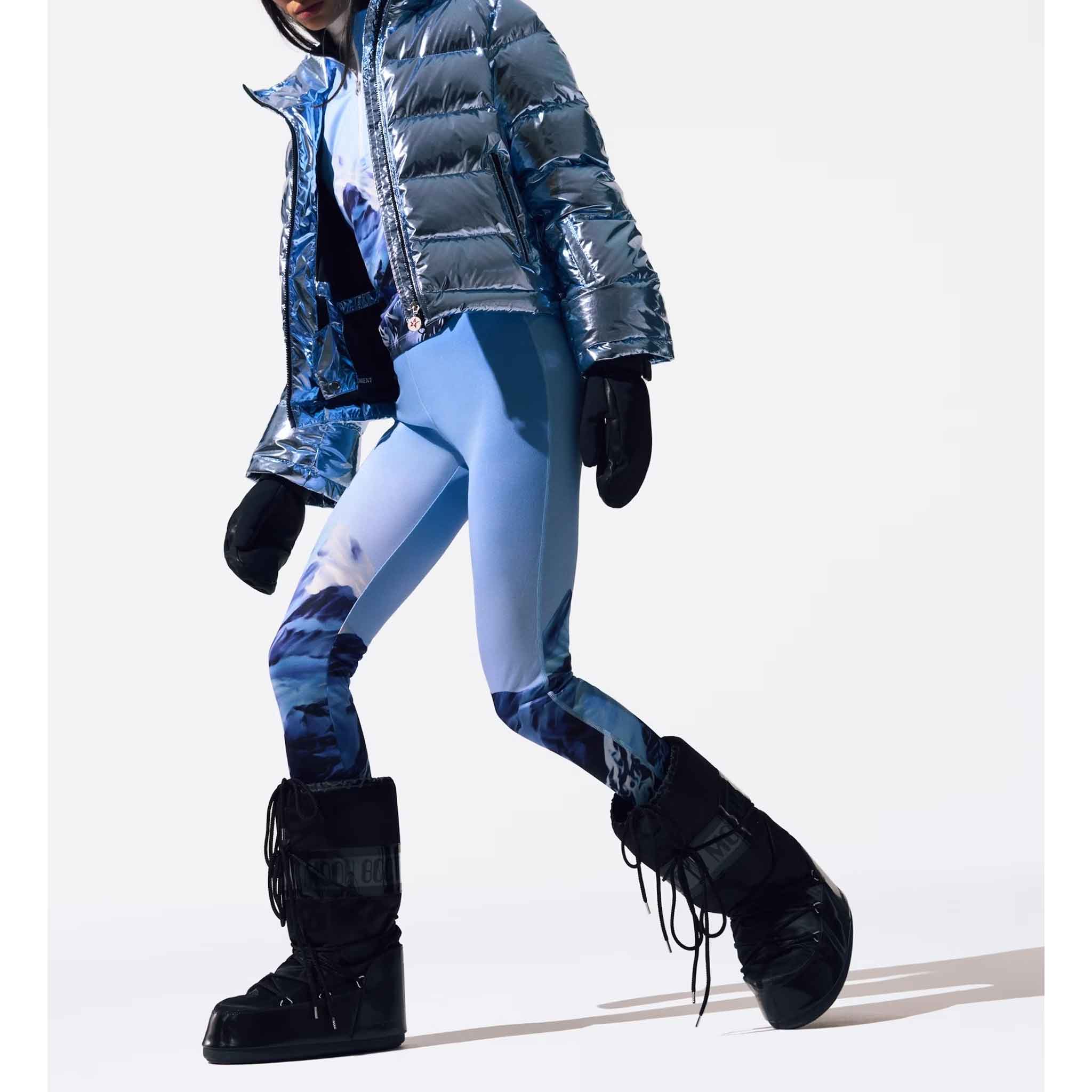 Polar Flare III Ski Jacket in Light Blue Foil