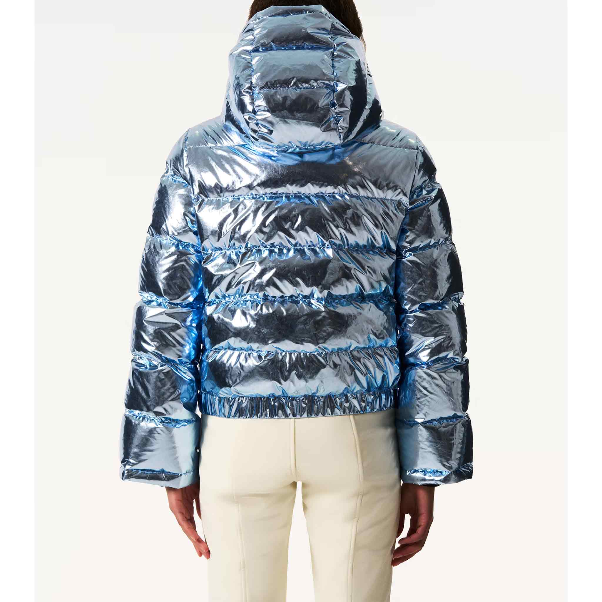 Polar Flare III Ski Jacket in Light Blue Foil