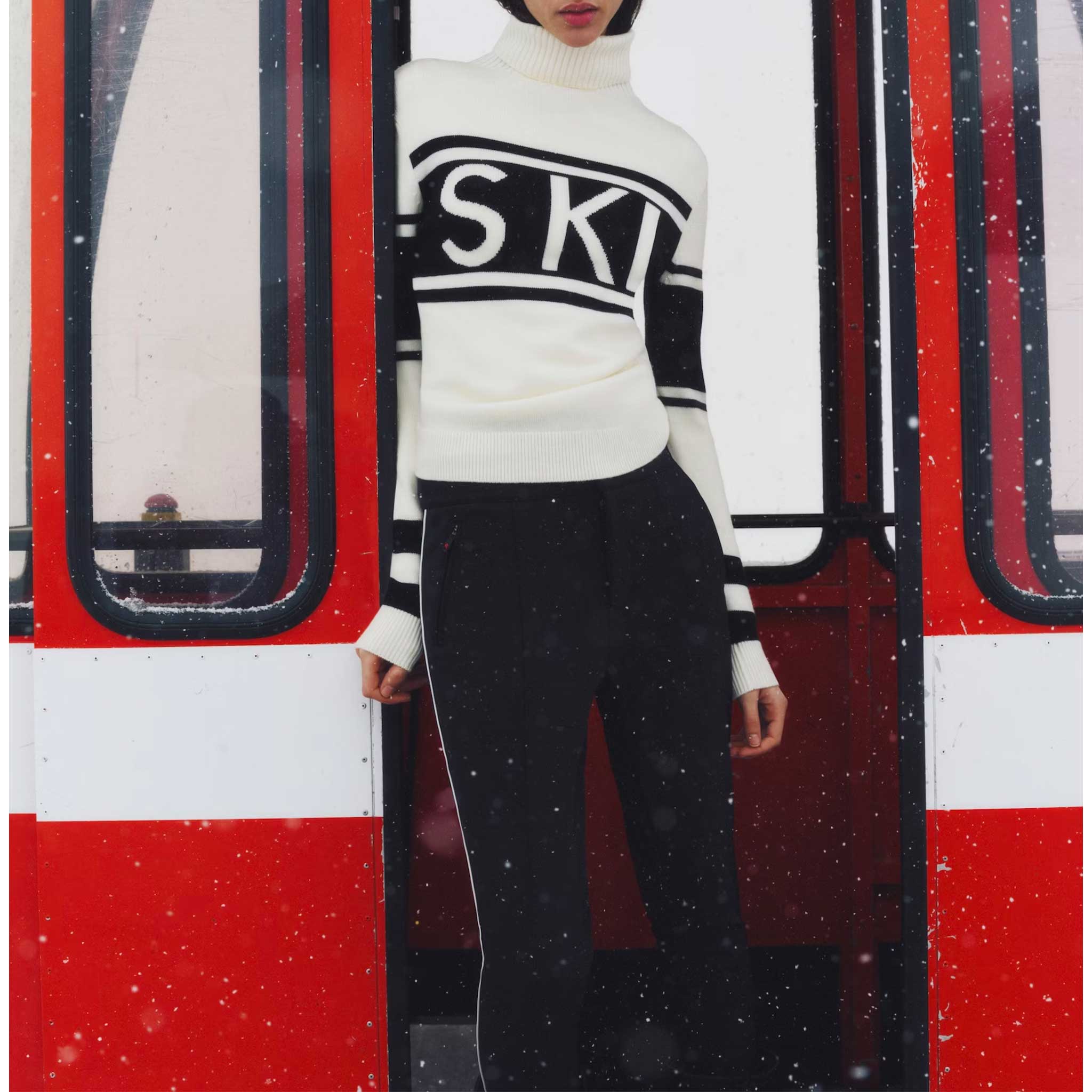 Schild Sweater in Snow White - London Ski Co.