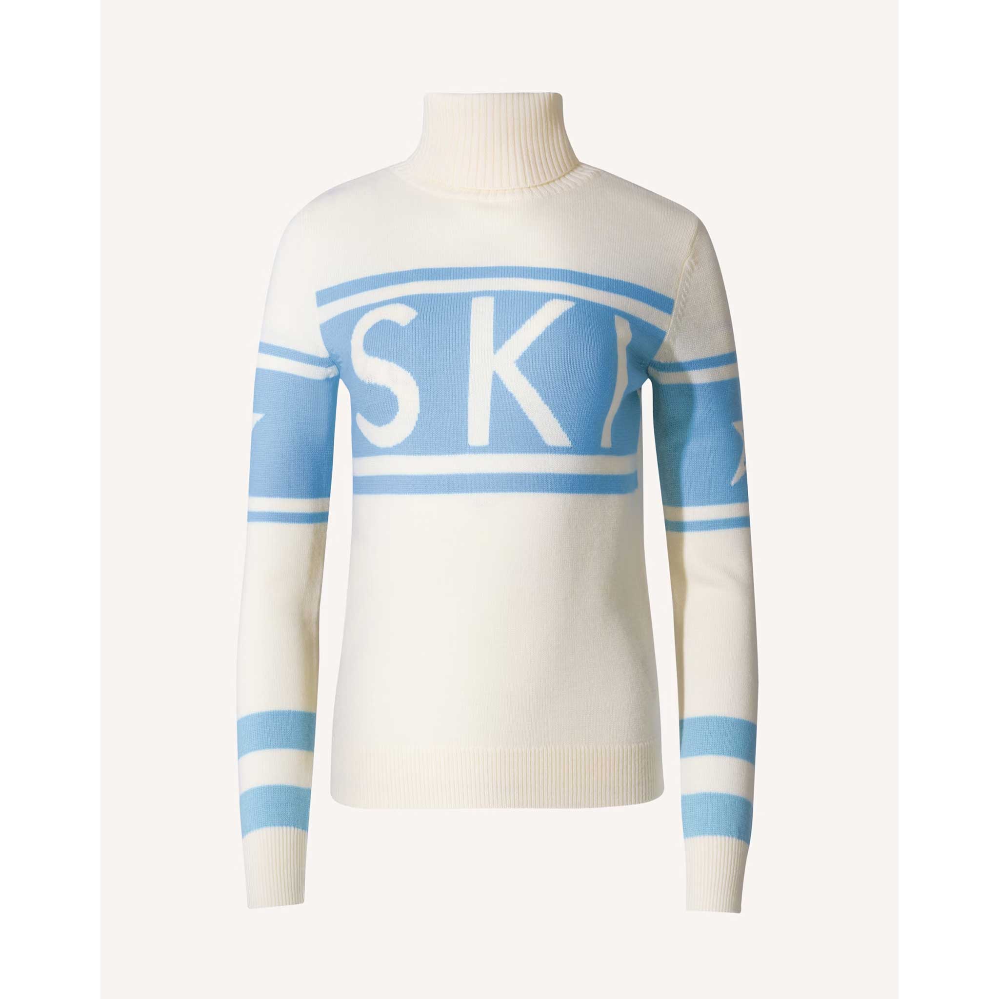 Schild Sweater in Snow White/Blue