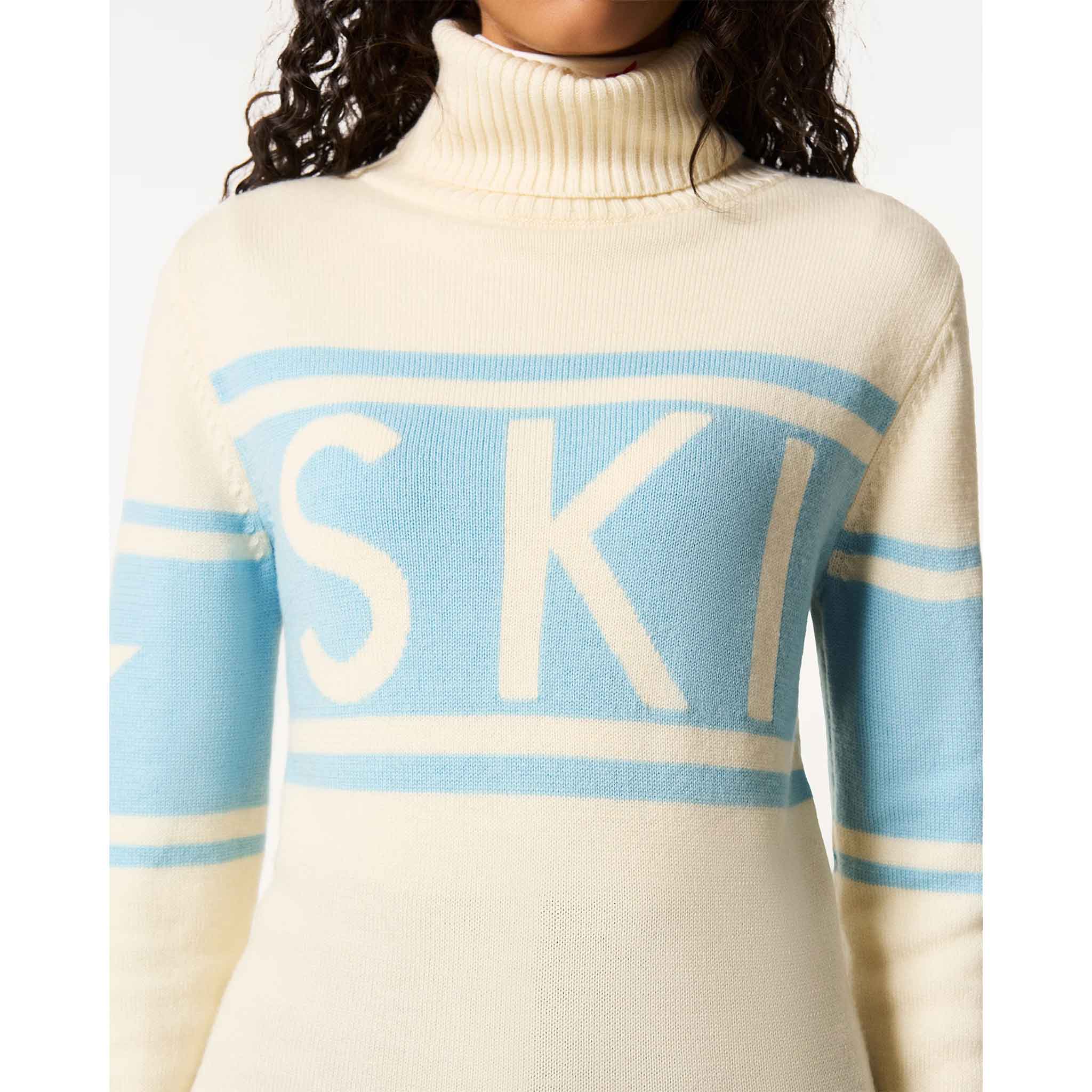 Schild Sweater in Snow White/Blue