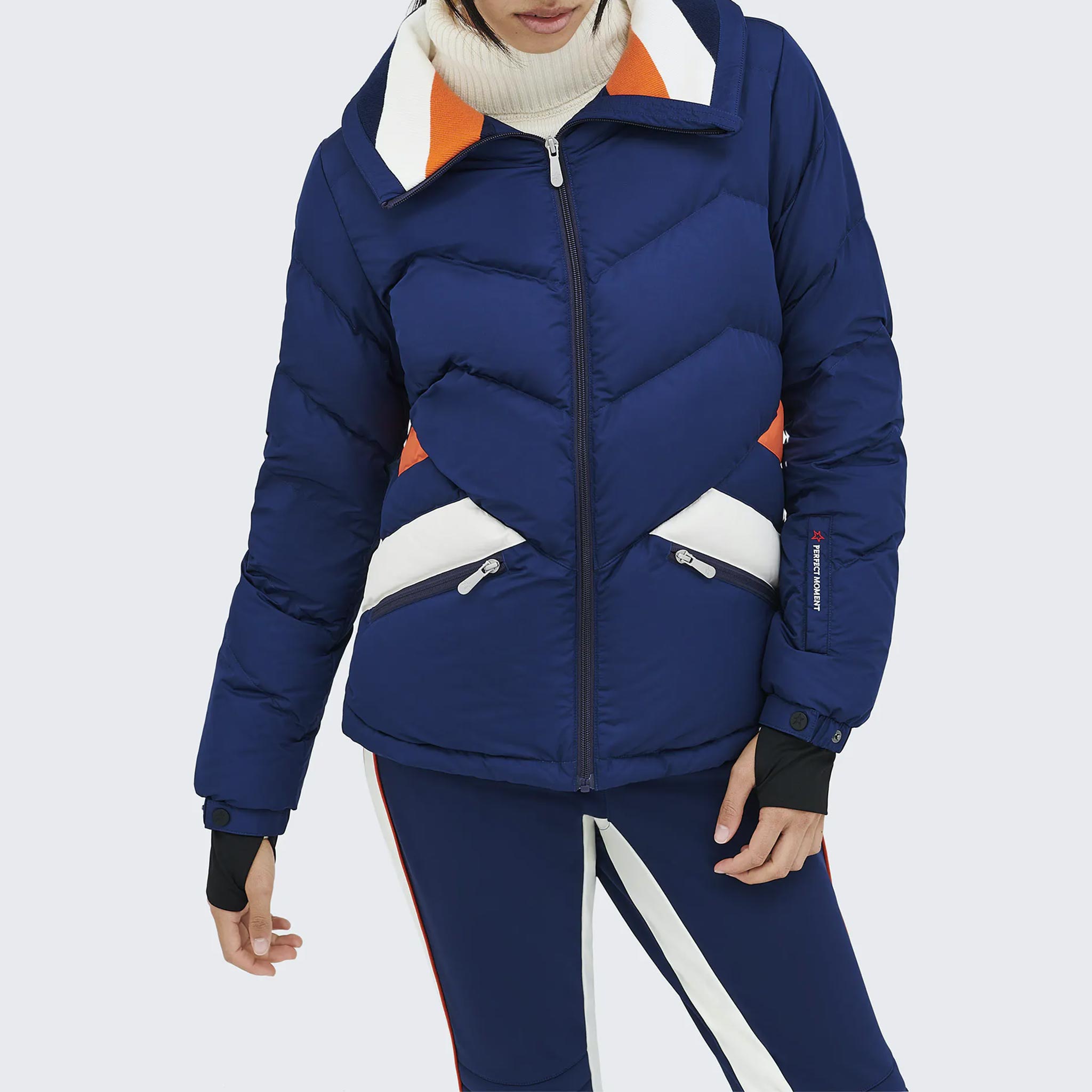 Ski Duvet Jacket in Navy