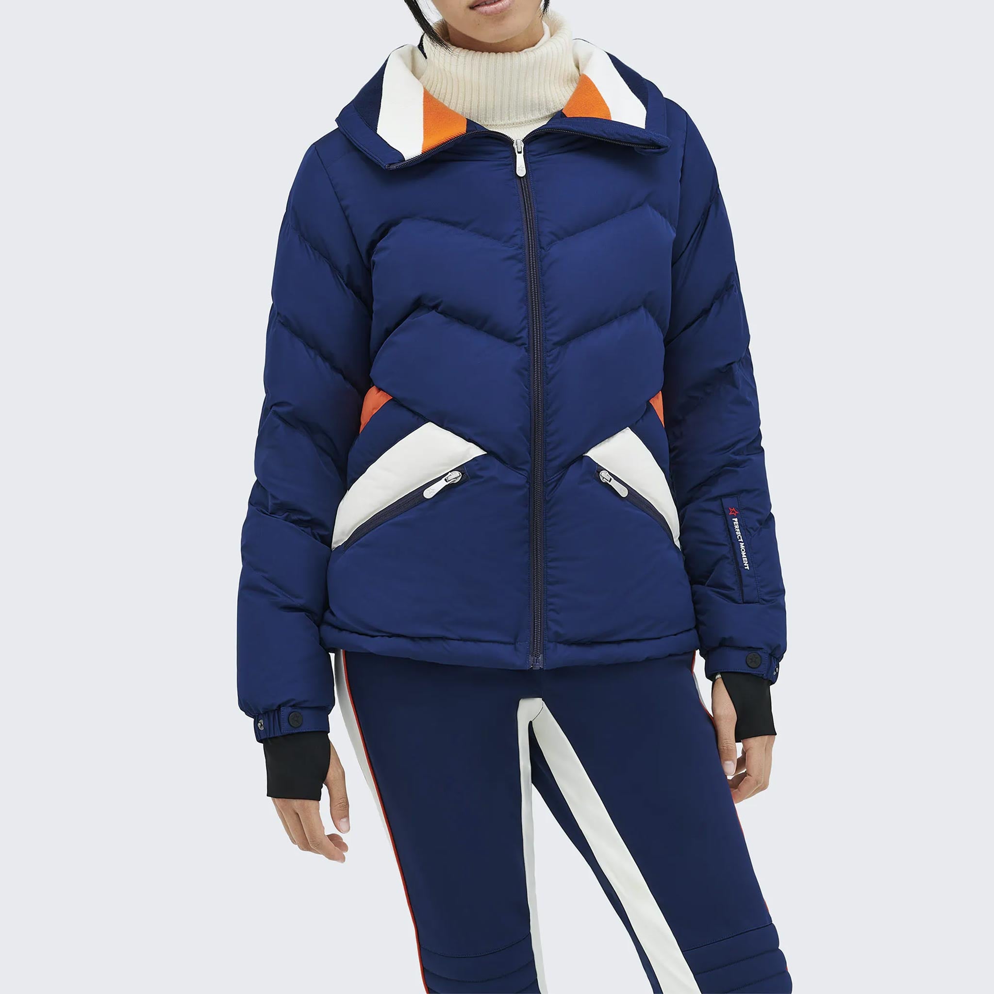 Ski Duvet Jacket in Navy