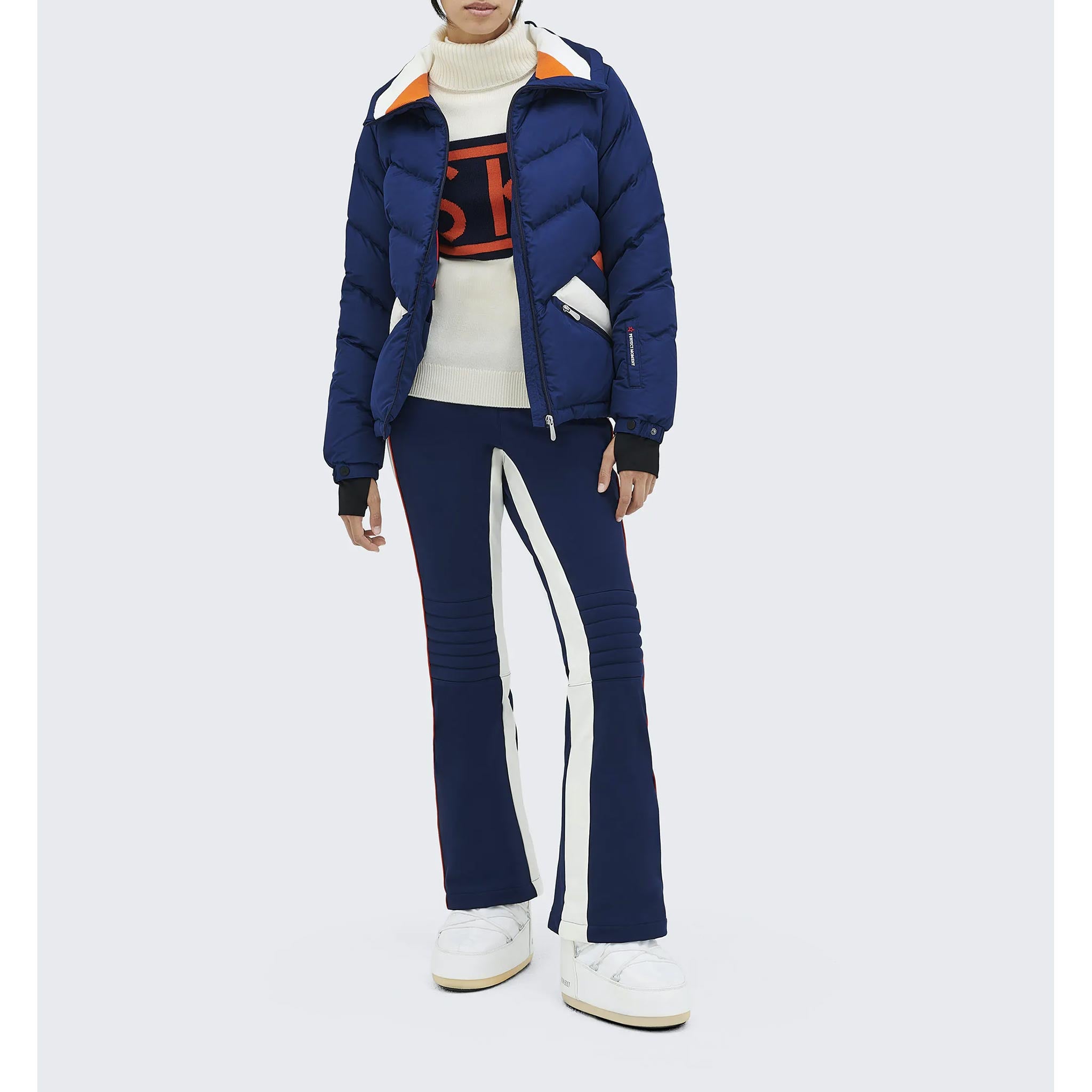 Ski Duvet Jacket in Navy