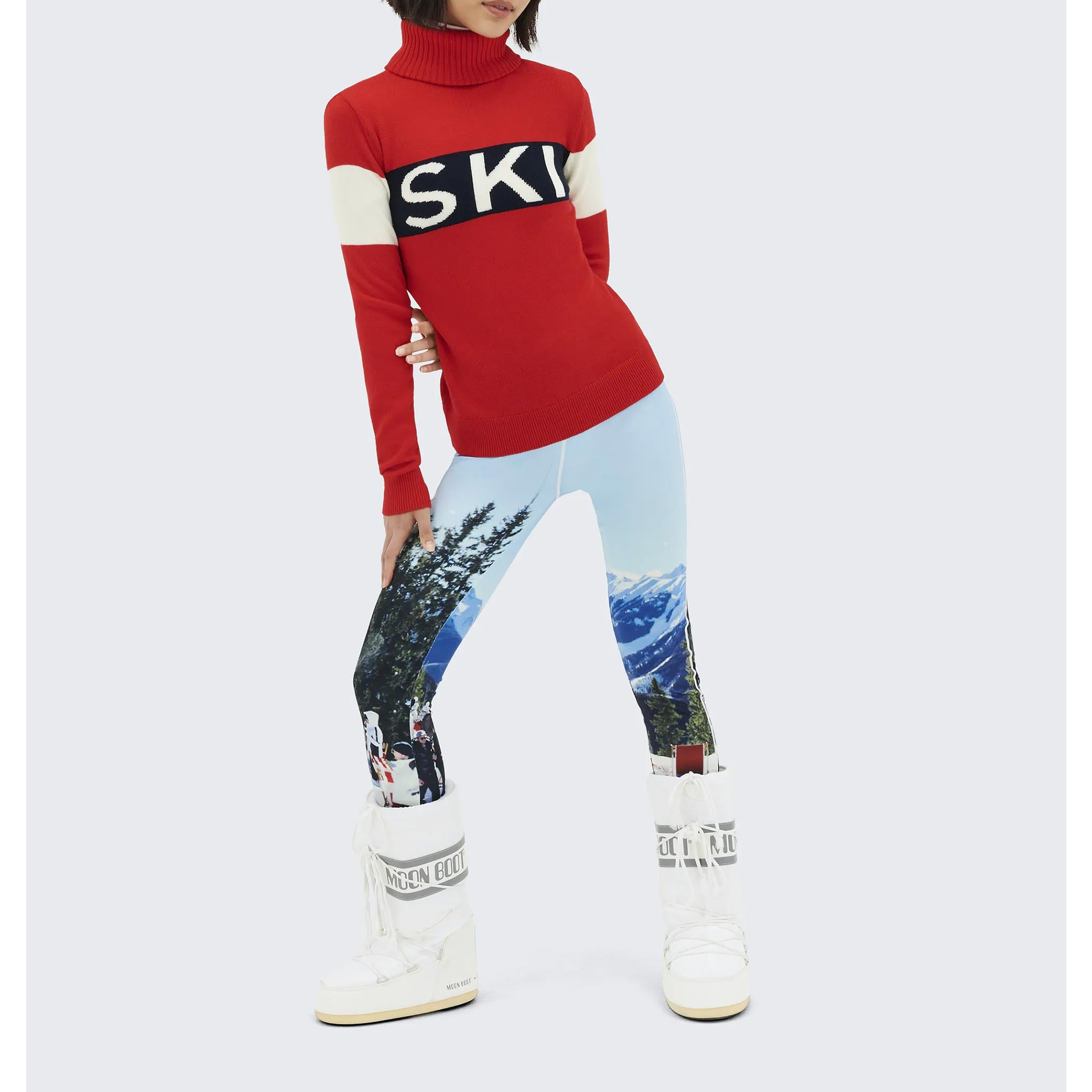 Ski II Sweater in Red