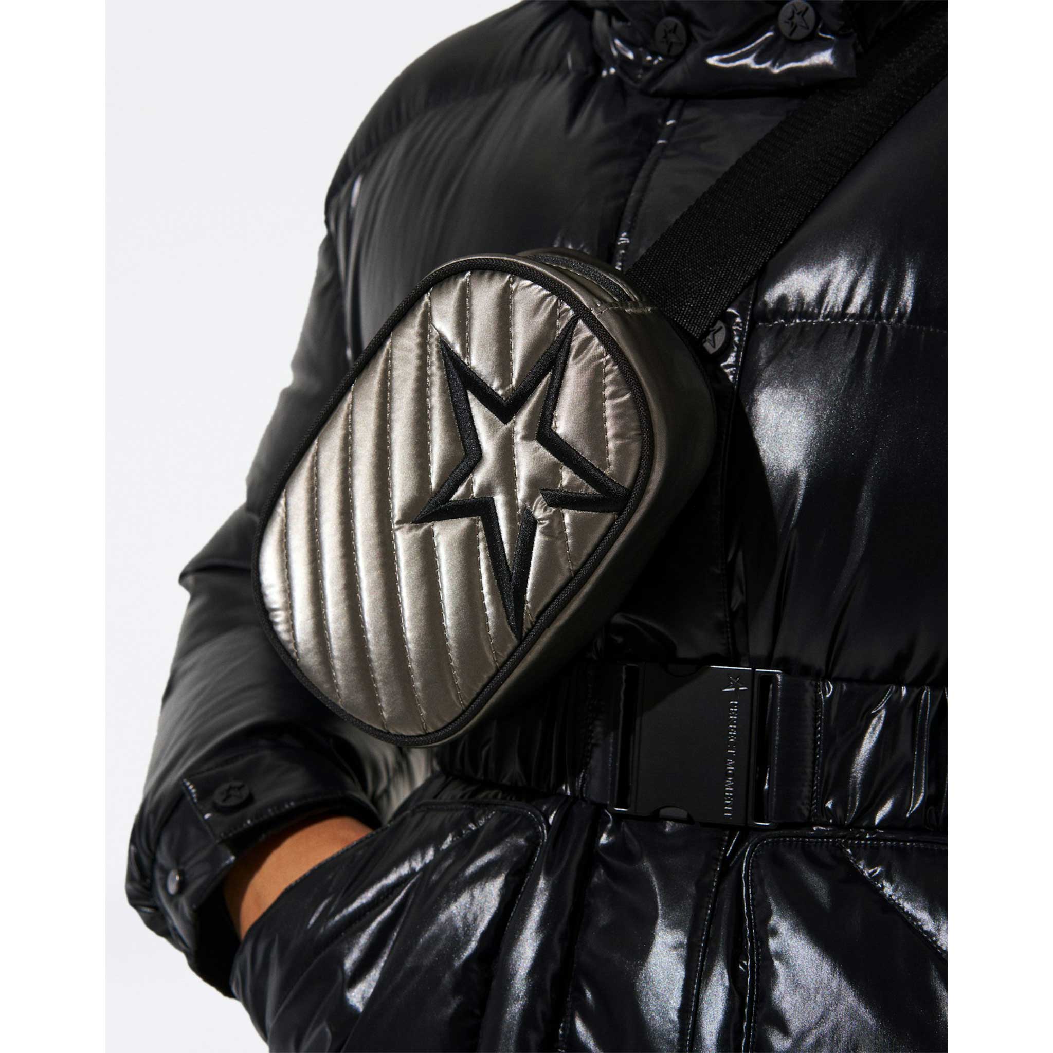 Star Bum Bag in Silver