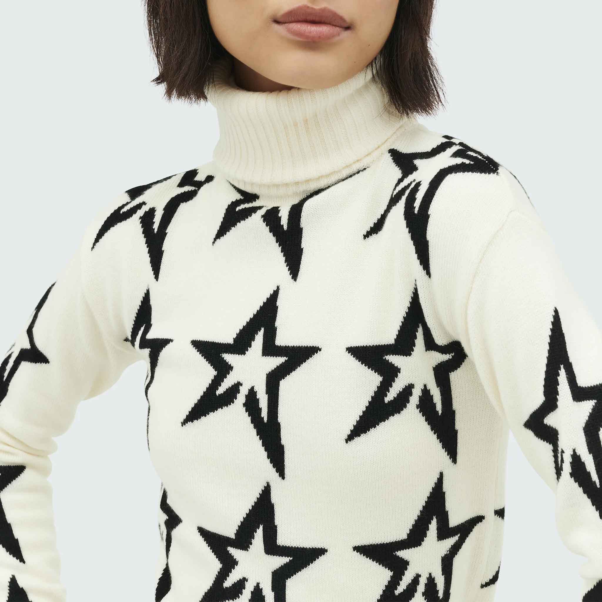 Star Dust Sweater in White