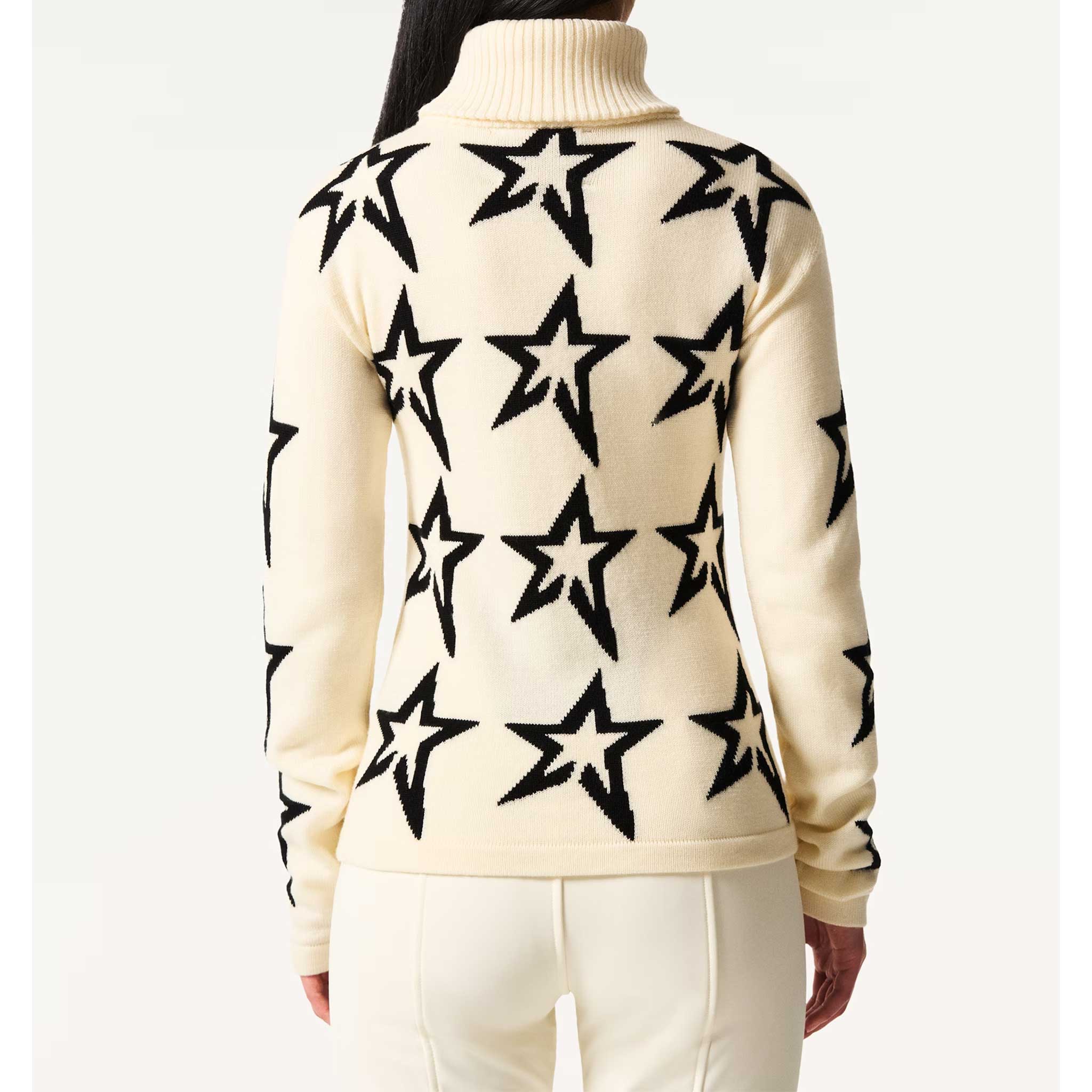 Star Dust Sweater in White - London Ski Co.