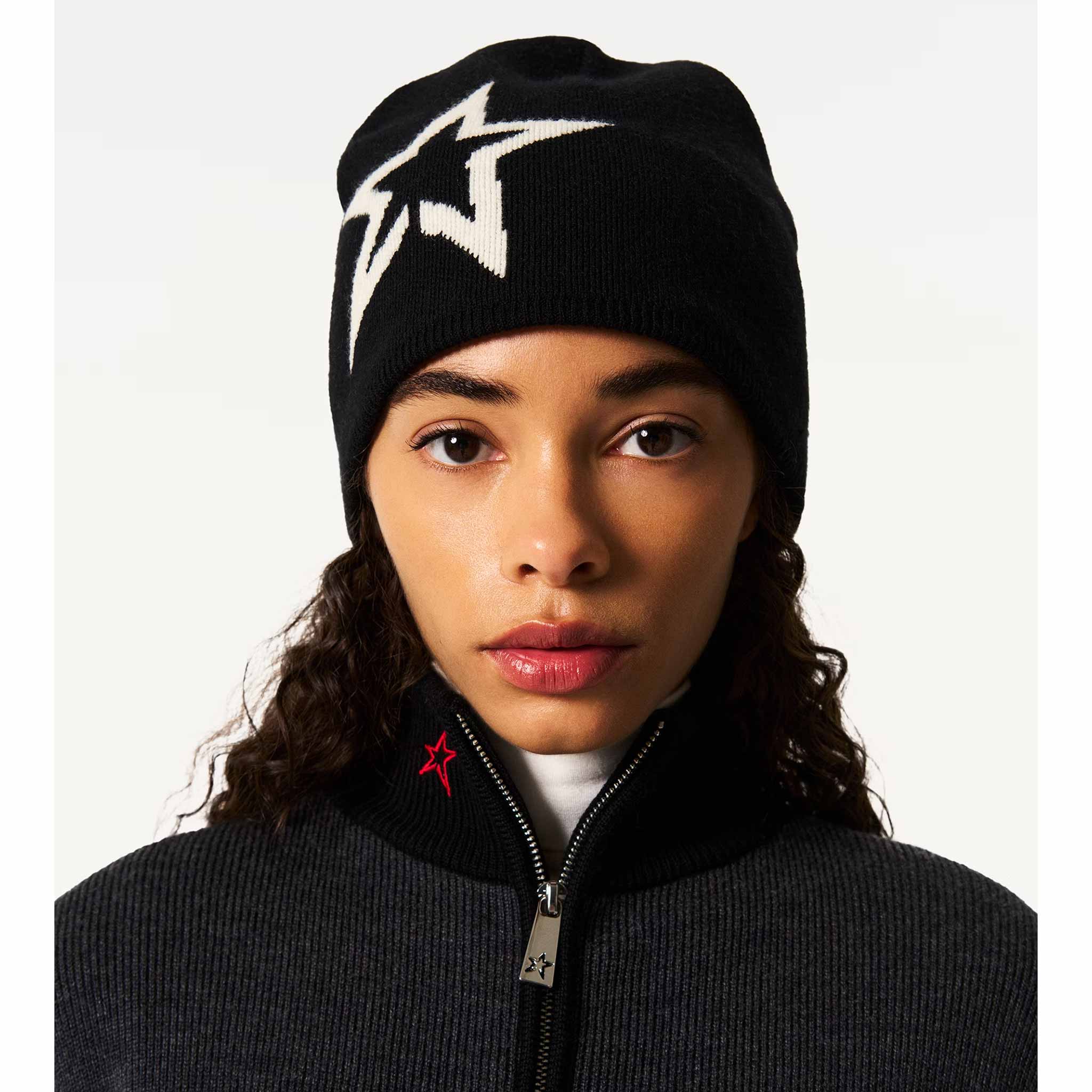Star Logo Beanie in Black