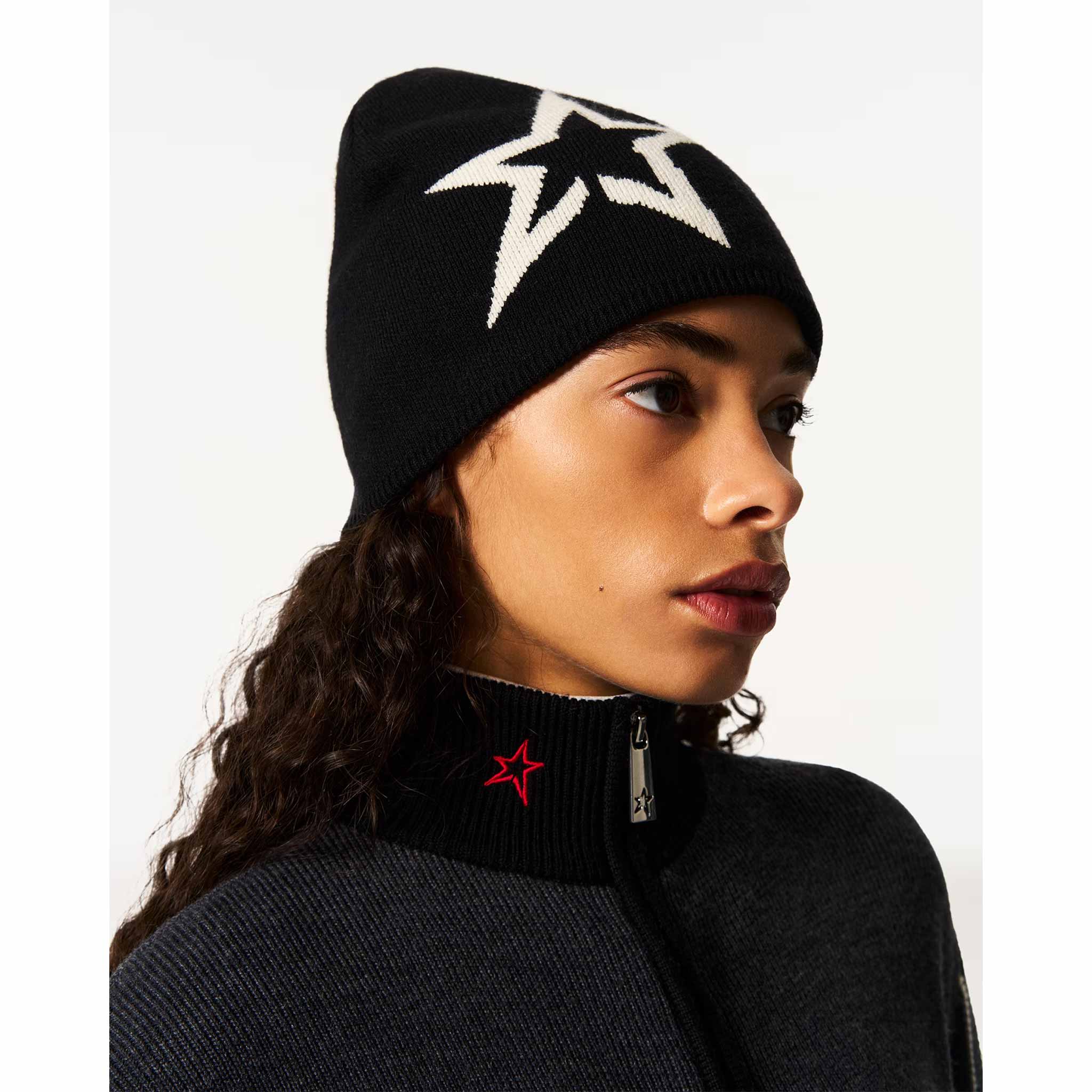 Star Logo Beanie in Black