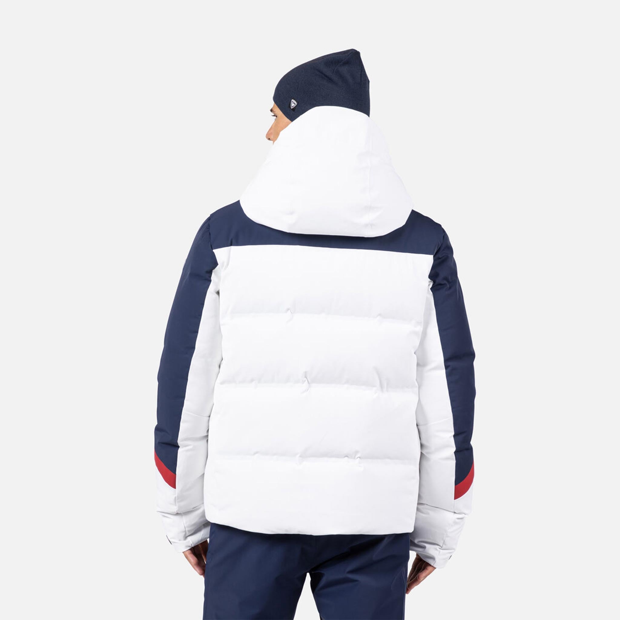 Ciastel Down Ski Jacket in White/Navy