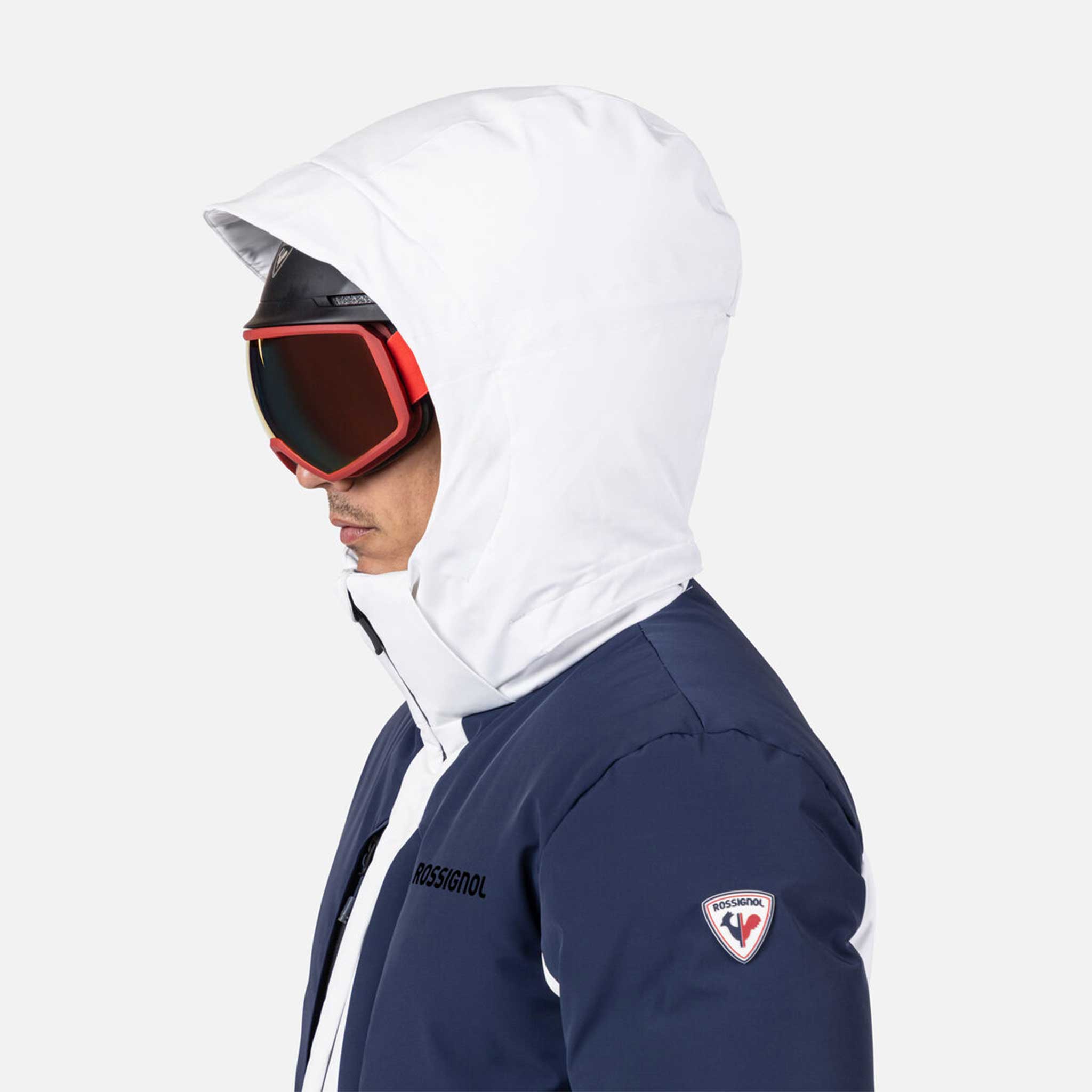 Ciastel Down Ski Jacket in White/Navy