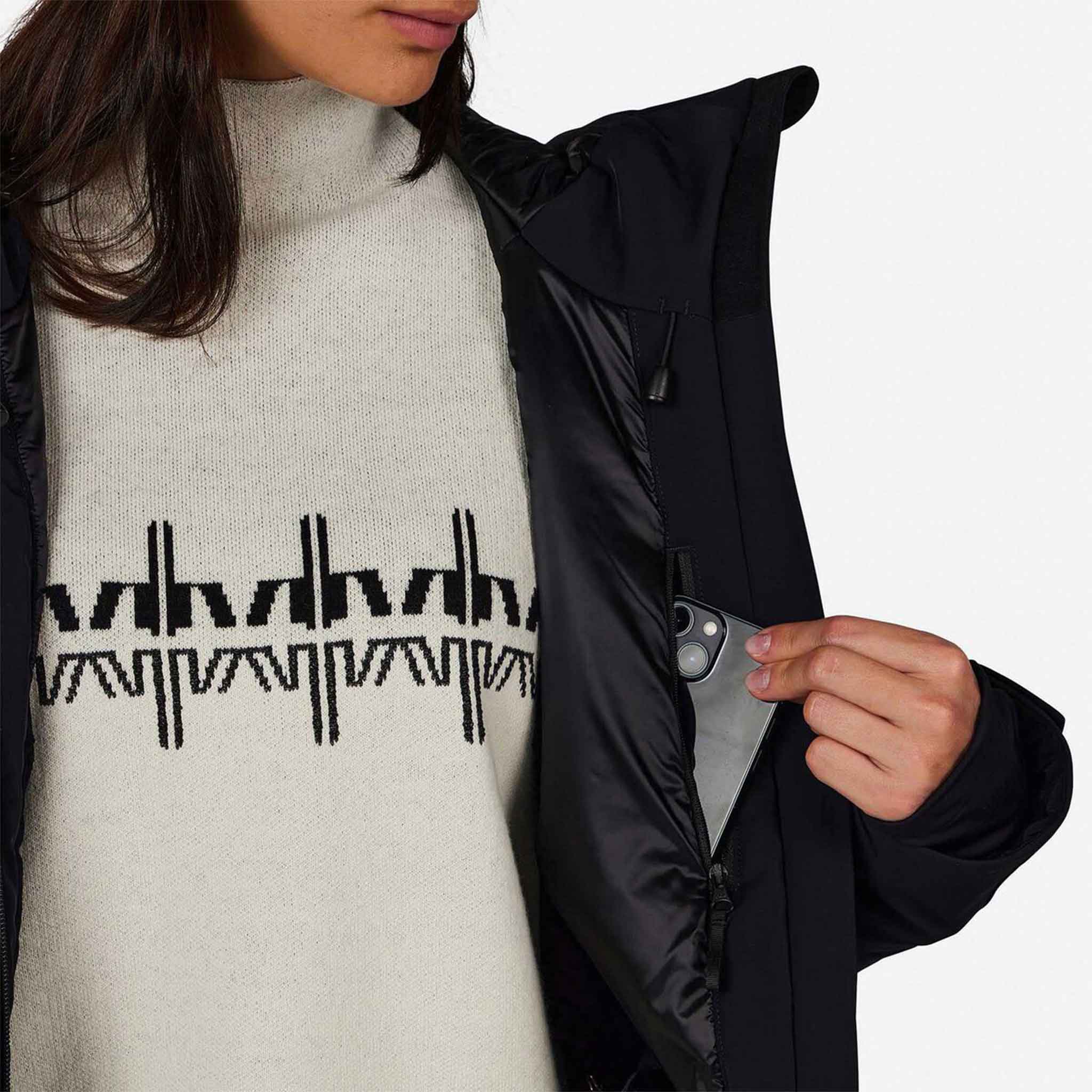 Ciastel Ski Jacket in Black