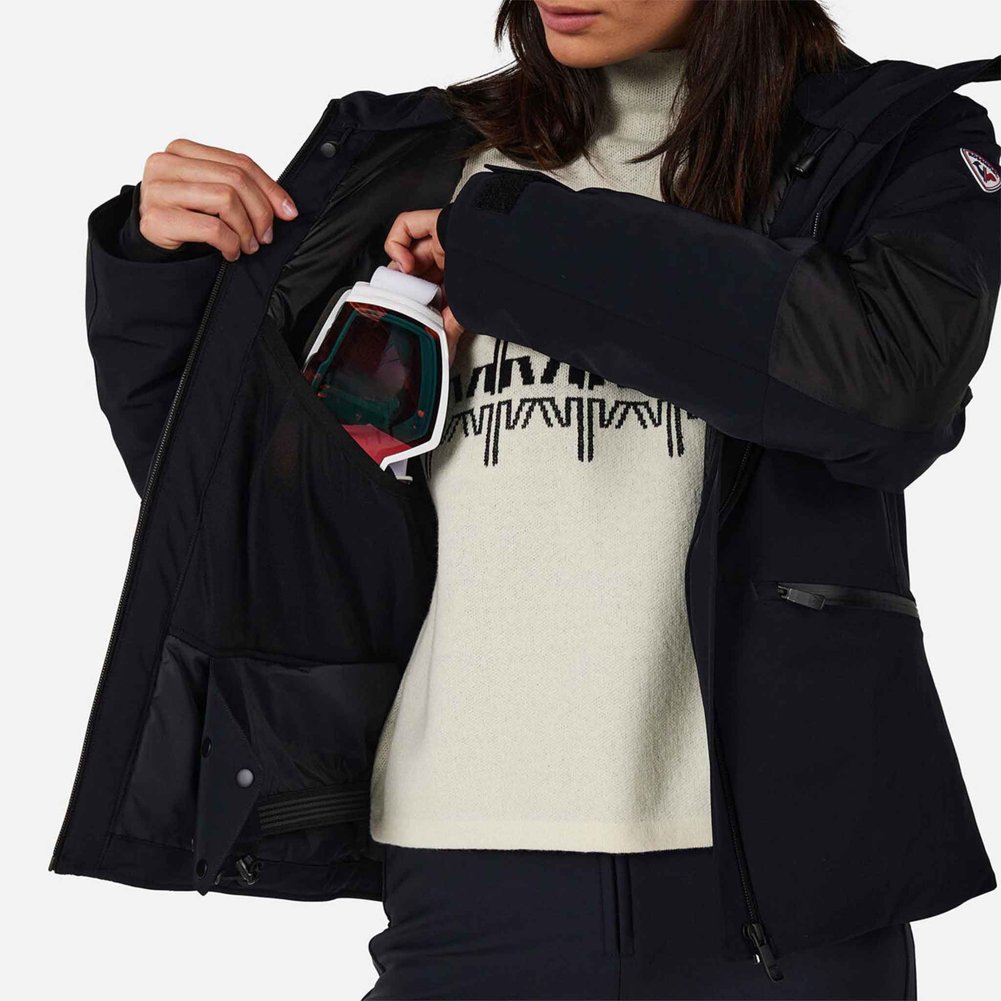 Ciastel Ski Jacket in Black