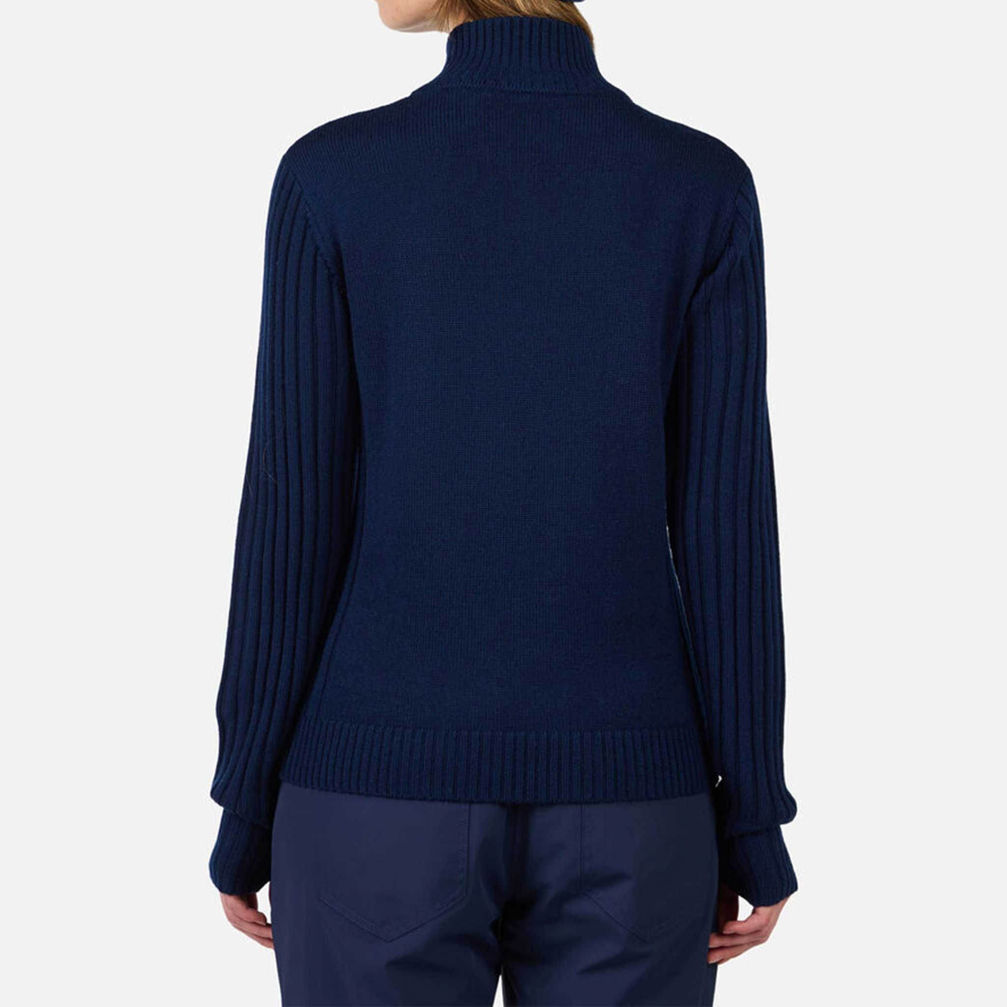 JCC Half Zip Sweater in Cosmic Blue